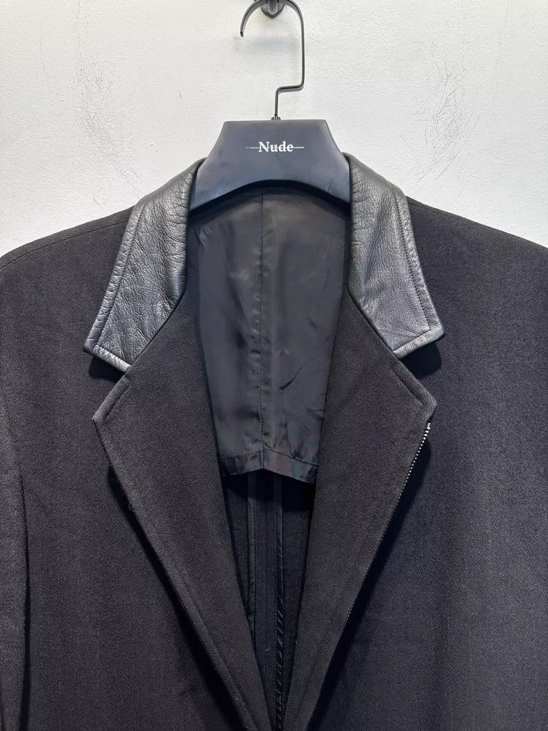Yohji Yamamoto yohji yamamoto size 3 Piece-leather zipper blazer 2502-Nex Size 36S - 3 Thumbnail
