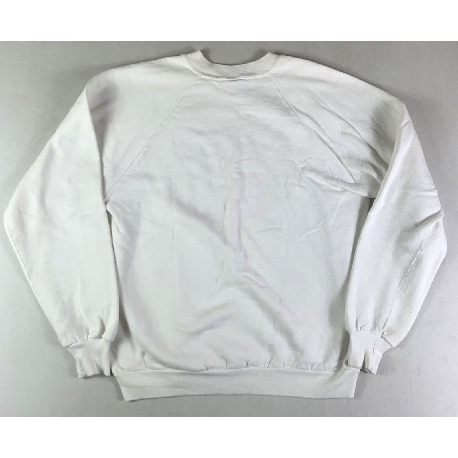 Hanes VINTAGE Hanes Seize The Day Sweatshirt Adult Large White Crewneck 90s Made in usa Size L / US 10 / IT 46 - 6 Thumbnail
