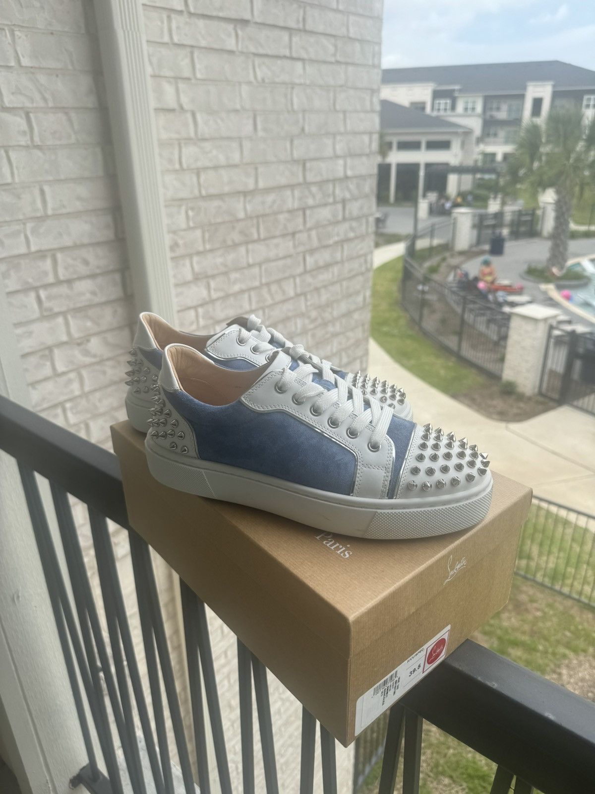 Christian Louboutin Christian Louboutin red bottom sneaker Size US 9.5 / IT 39.5 - 2 Thumbnail