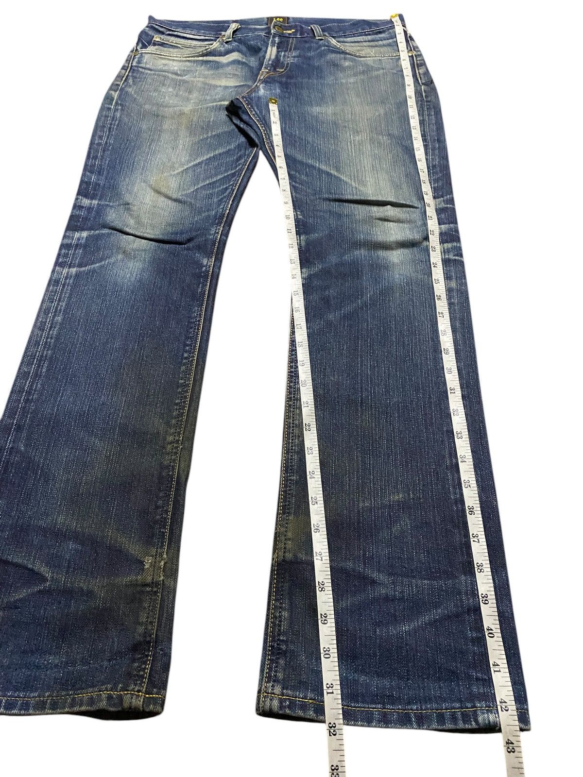PPFM Vintage Lee Exclusive For RFAMS Faded Wash Loose Jeans Size US 35 - 13 Thumbnail