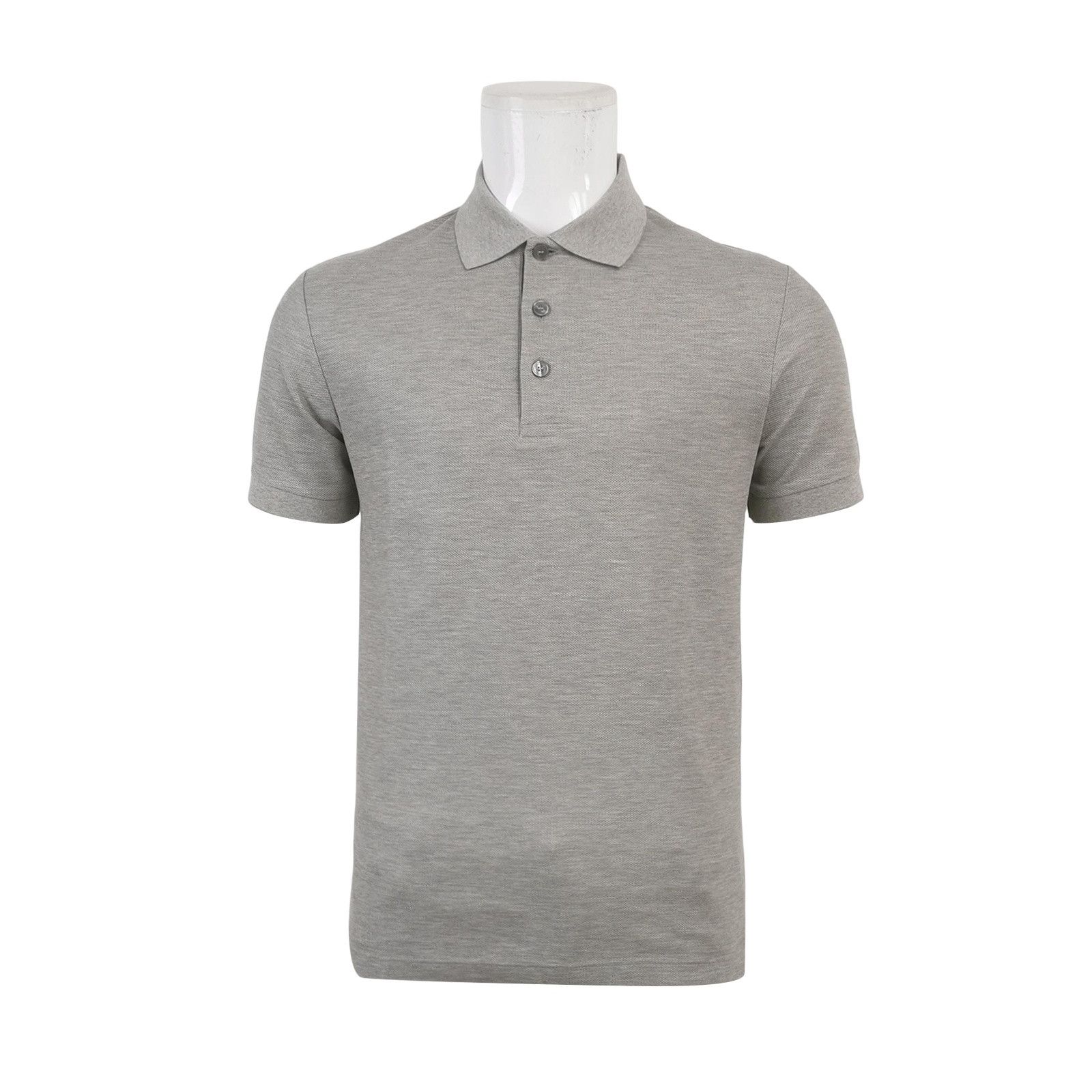 Burberry Burberry Gray Cotton Polo Shirt Size S Size US S / EU 44-46 / 1 - 1 Thumbnail