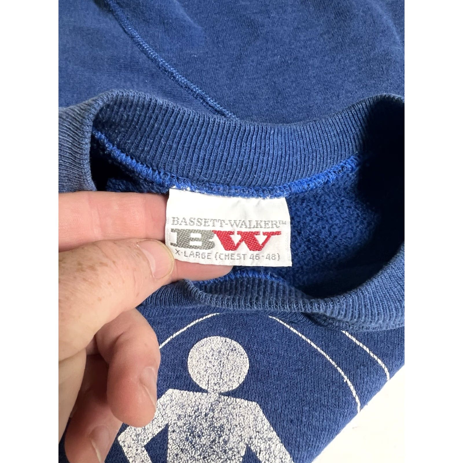 Vintage VINTAGE Bassett-Walker St. Louis Blues Crew Neck Sweatshirt XL Unisex Adults Blue 80s 90s Paws for a Cause Size US XL / EU 56 / 4 - 5 Thumbnail