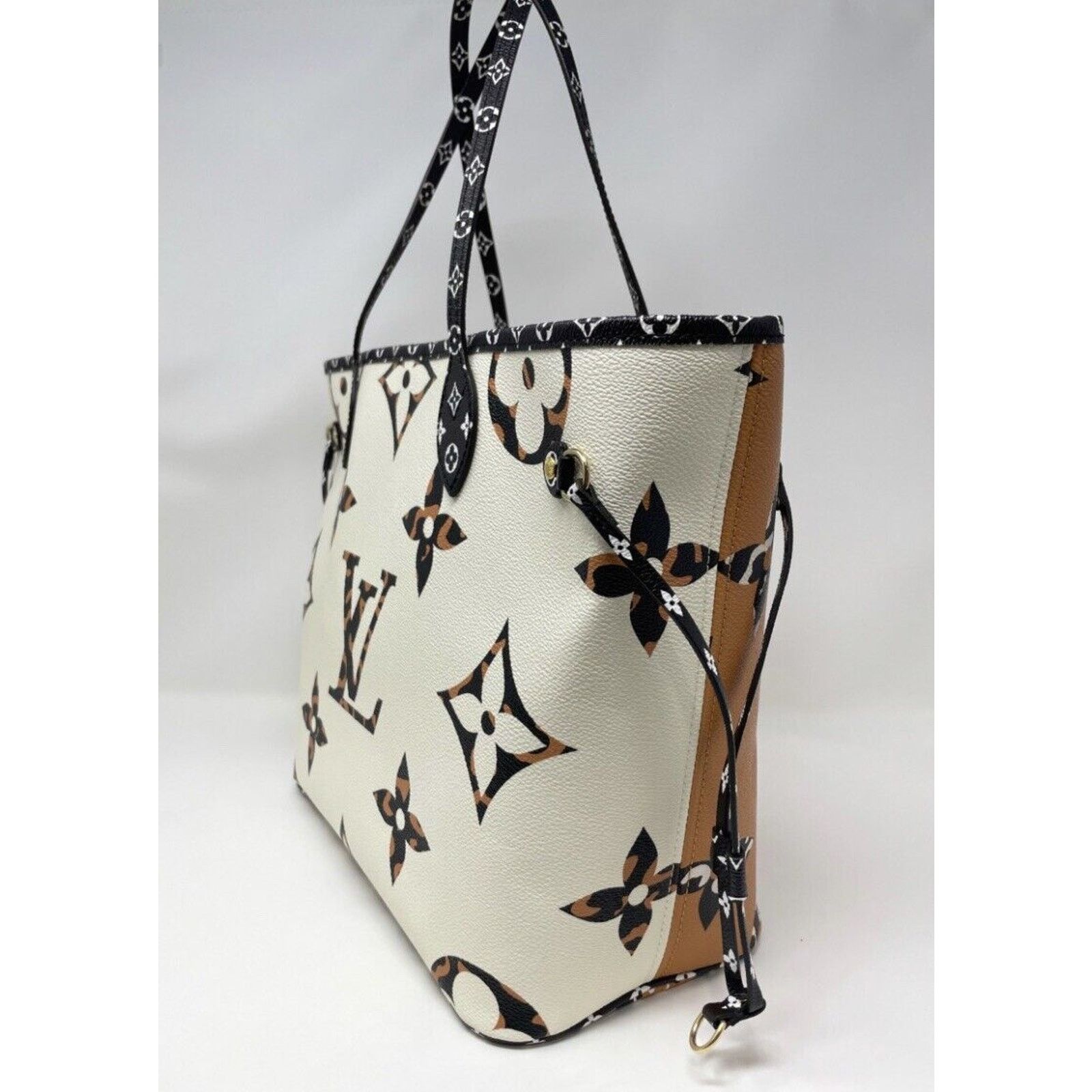 Louis Vuitton Louis Vuitton Neverfull MM Tote Jungle Monogram Giant MM Size ONE SIZE - 6 Thumbnail