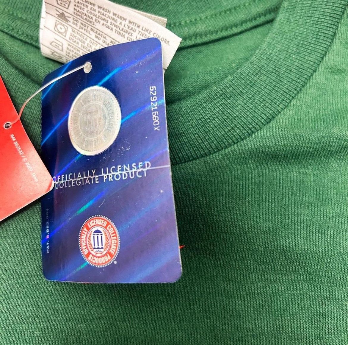 Nike TAGGED! 2007 NCAA Miami Hurricanes Football Baggy Green Tee Size US M / EU 48-50 / 2 - 7 Thumbnail