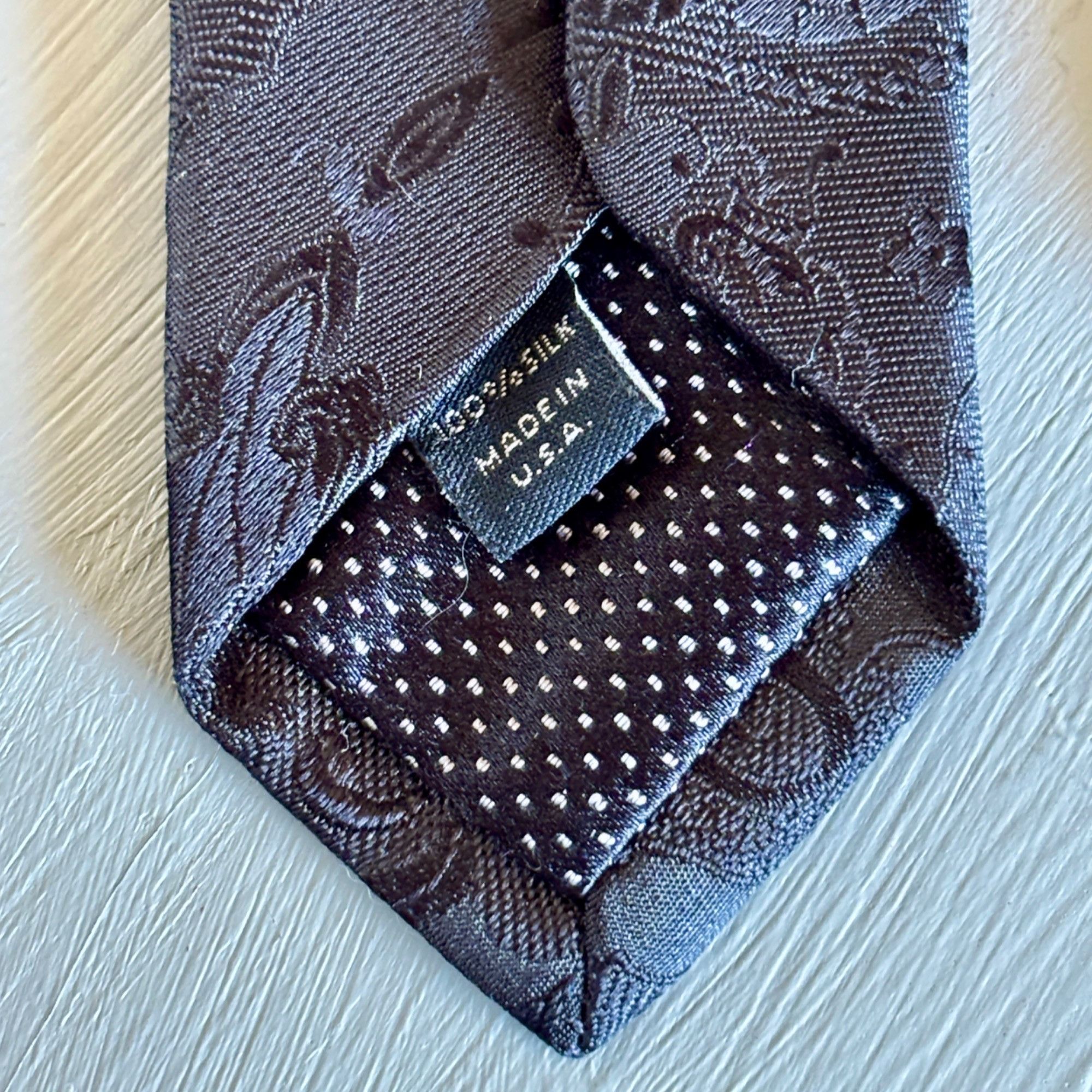 Michael Kors Vintage Michael Kors Tie Black Basketweave Silk Necktie Made Size ONE SIZE - 3 Thumbnail