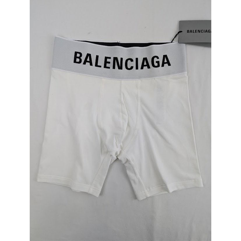 Balenciaga o1rshd1 Q:2 / Size: S / Midway Boxer Brief Shorts in White Size US 30 / EU 46 - 2 Thumbnail