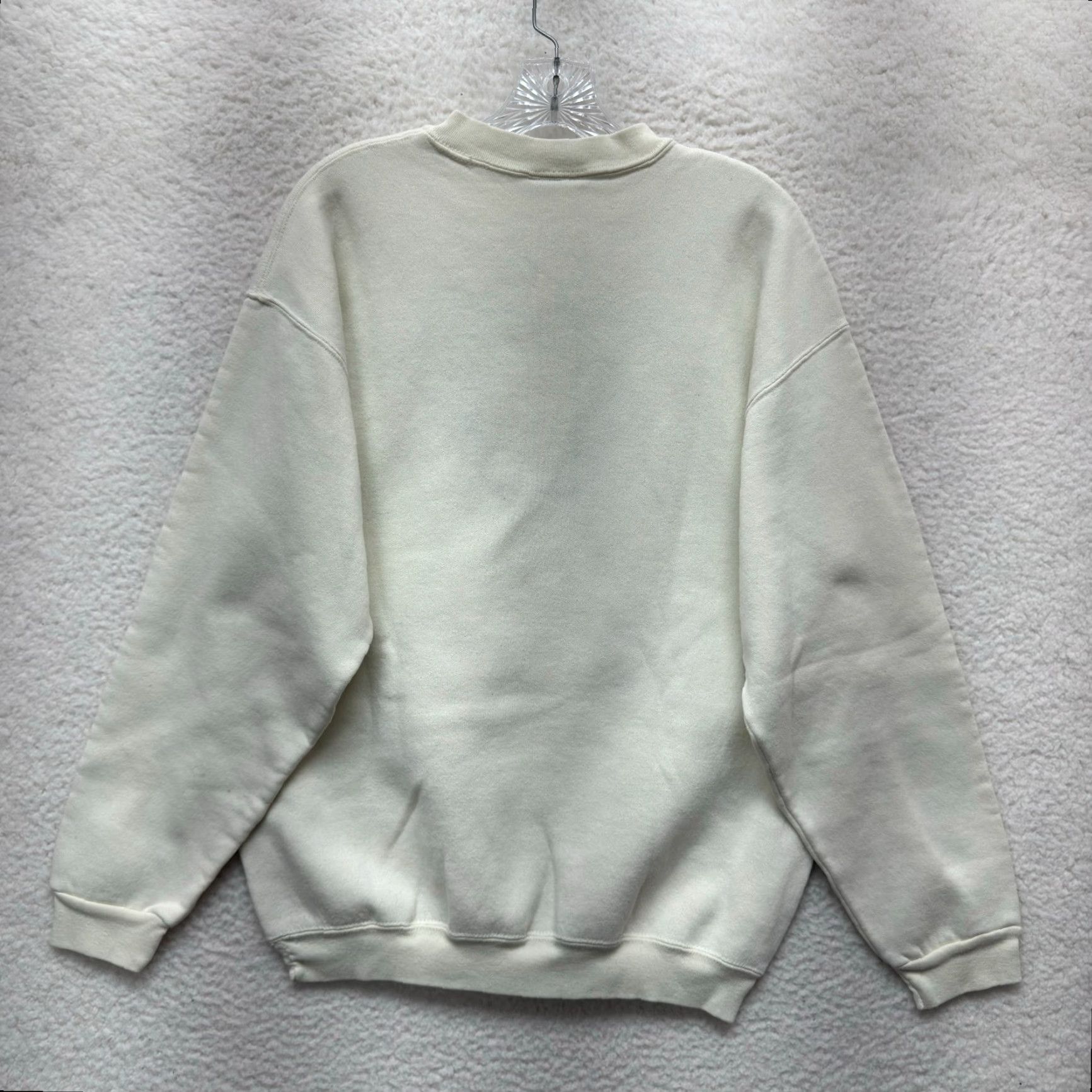 Vintage VINTAGE 90s Golf Sweatshirt Large Embroidered Match Play Pebble Beach Womens L White Size L / US 10 / IT 46 - 2 Thumbnail