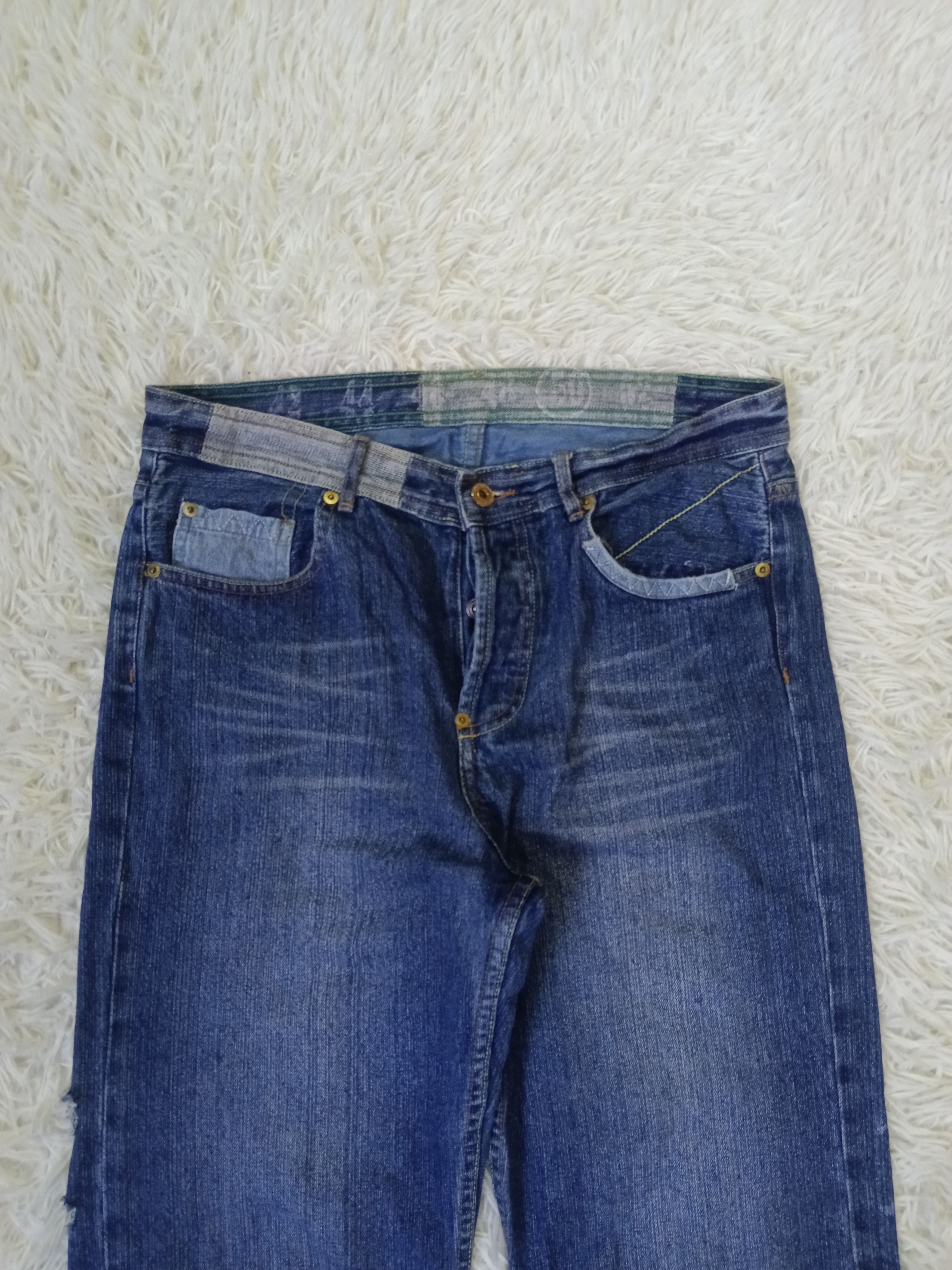 Japanese Brand DISTRESSED RIPED STIMULUS DENIM PANTS Size US 32 / EU 48 - 4 Thumbnail