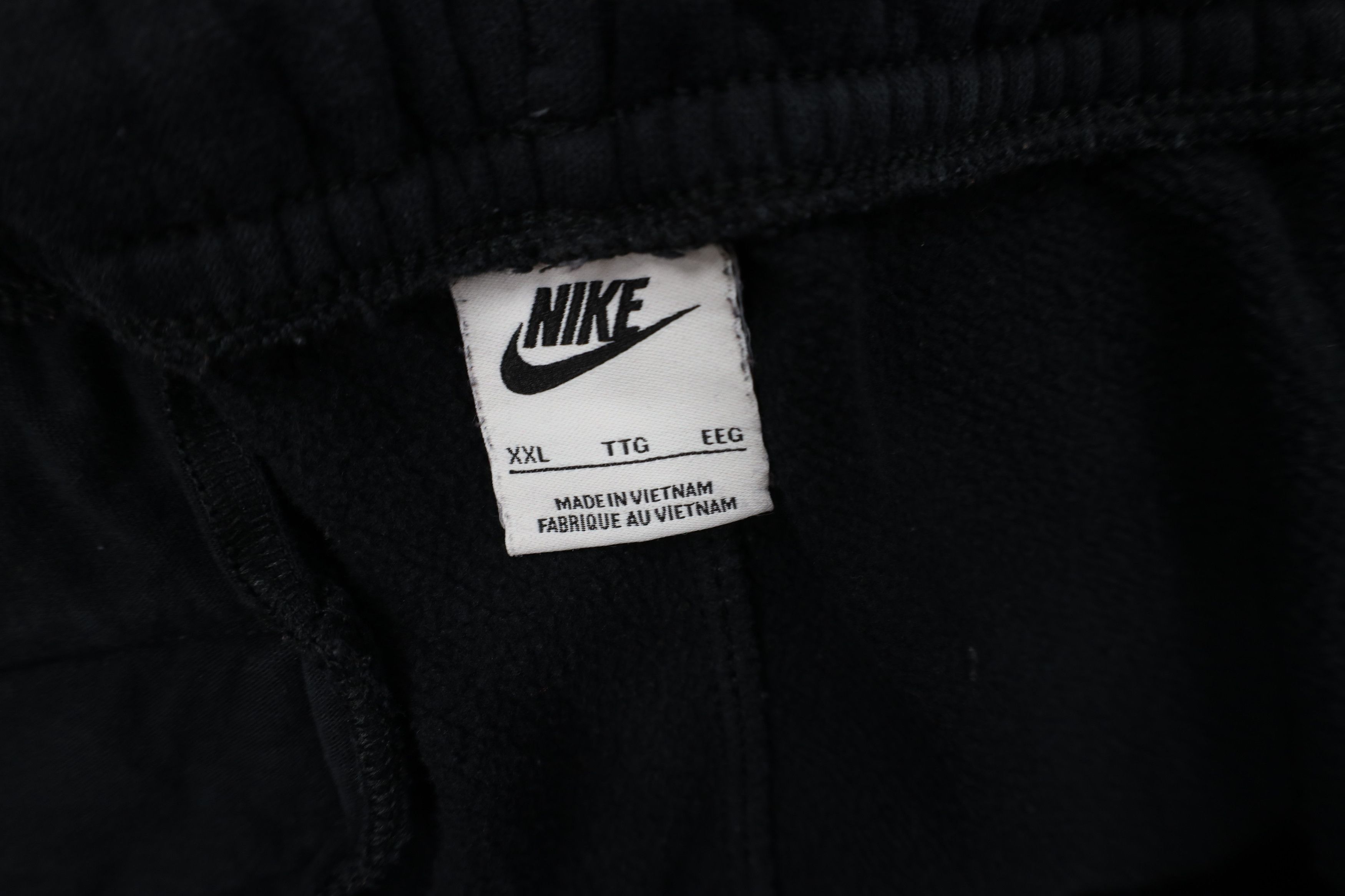 Nike Vintage Nike Spell Out Cuffed Sweatpants Joggers Black Size US 40 / EU 56 - 9 Thumbnail