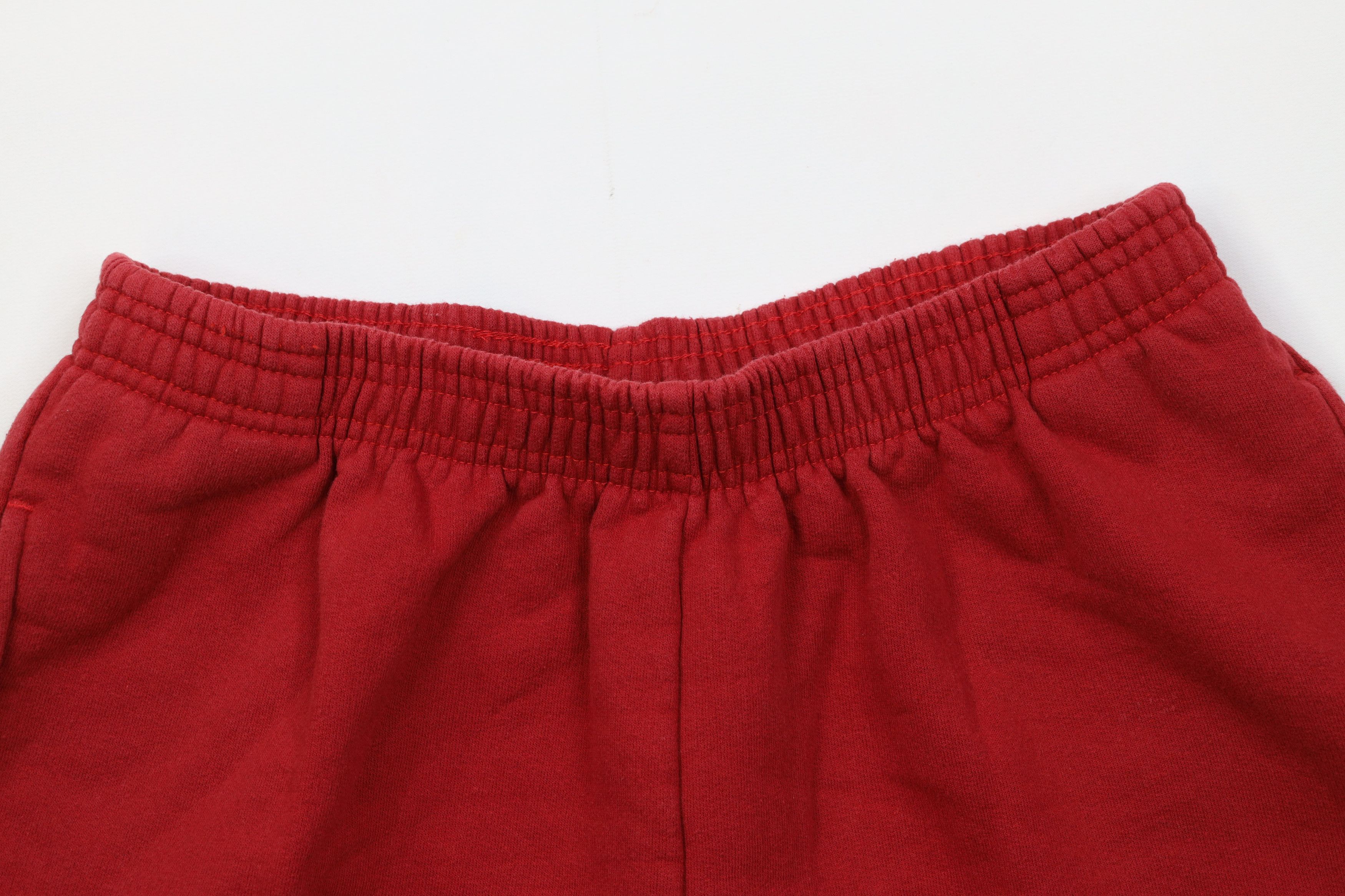 Starter Vintage 90s Starter Faded Above Knee Sweatpants Shorts Red Size US 34 / EU 50 - 2 Thumbnail