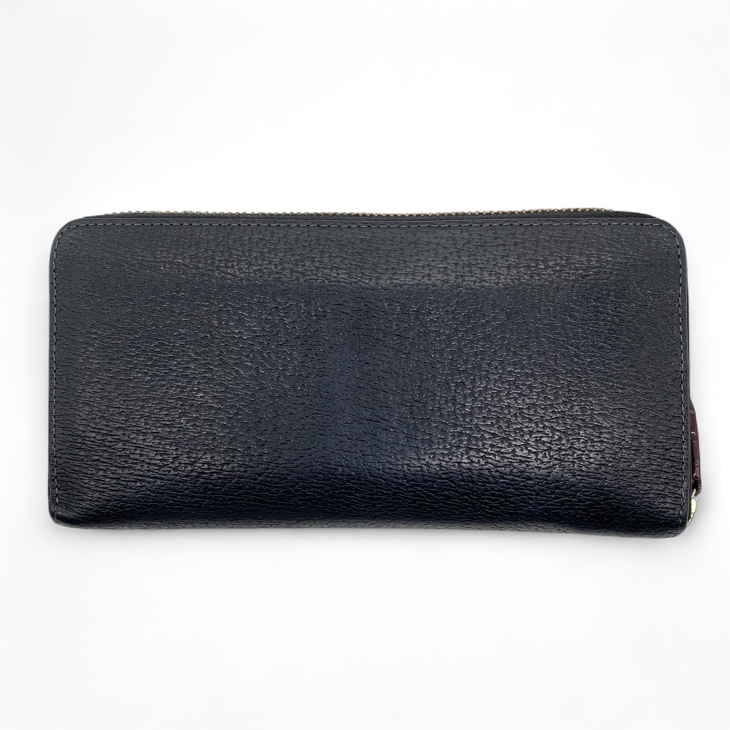 Vivienne Westwood Vivienne westwood ORB Leather Long Wallet Black Size ONE SIZE - 2 Thumbnail