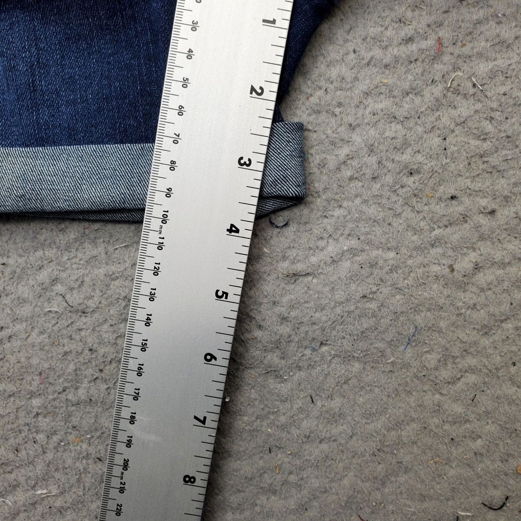 Vintage Dollhouse Chino Shorts Women's 28 Blue Denim Distressed Cuffed Hem Belted Waist Denim Shorts Womens 28 Blue Dollhouse DOLLHOUSE Size 28" / US 6 / IT 42 - 5 Thumbnail