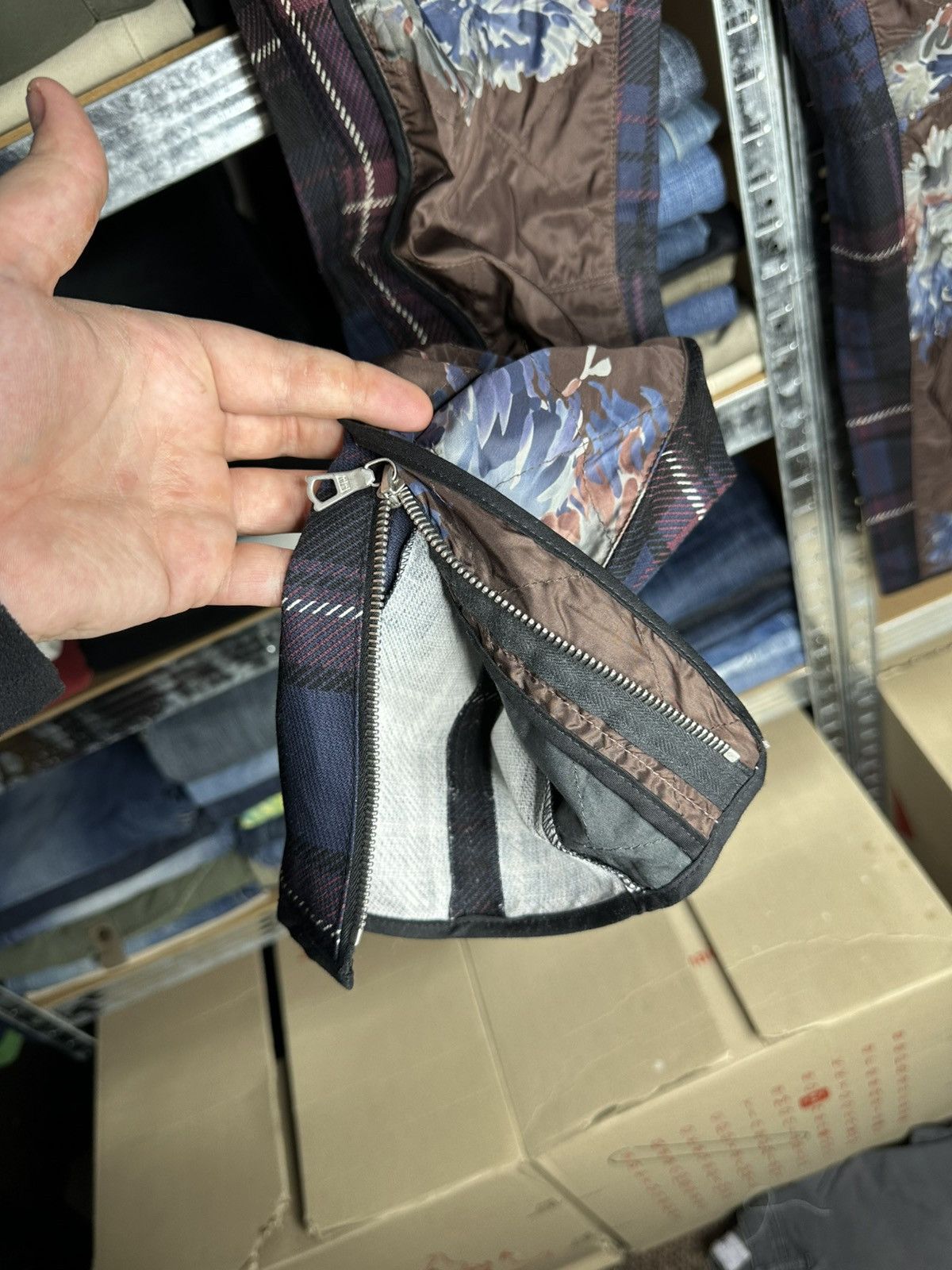 Dries Van Noten Dries Van Noten Quilted Floral Plaid Pants Size 36 Size 26" / US 2 / IT 38 - 7 Thumbnail