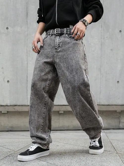 Jean Baggy Denim jeans Pants hype Size US 32 / EU 48 - 4 Thumbnail