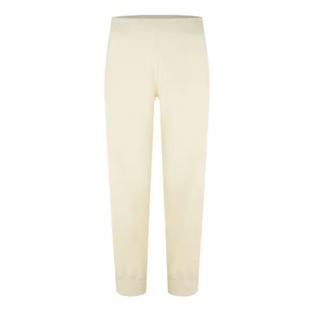 Jil Sander o1g2r1mq1024 Sweatpants in Butter Size 25" / US 0 / IT 36 - 1 Thumbnail