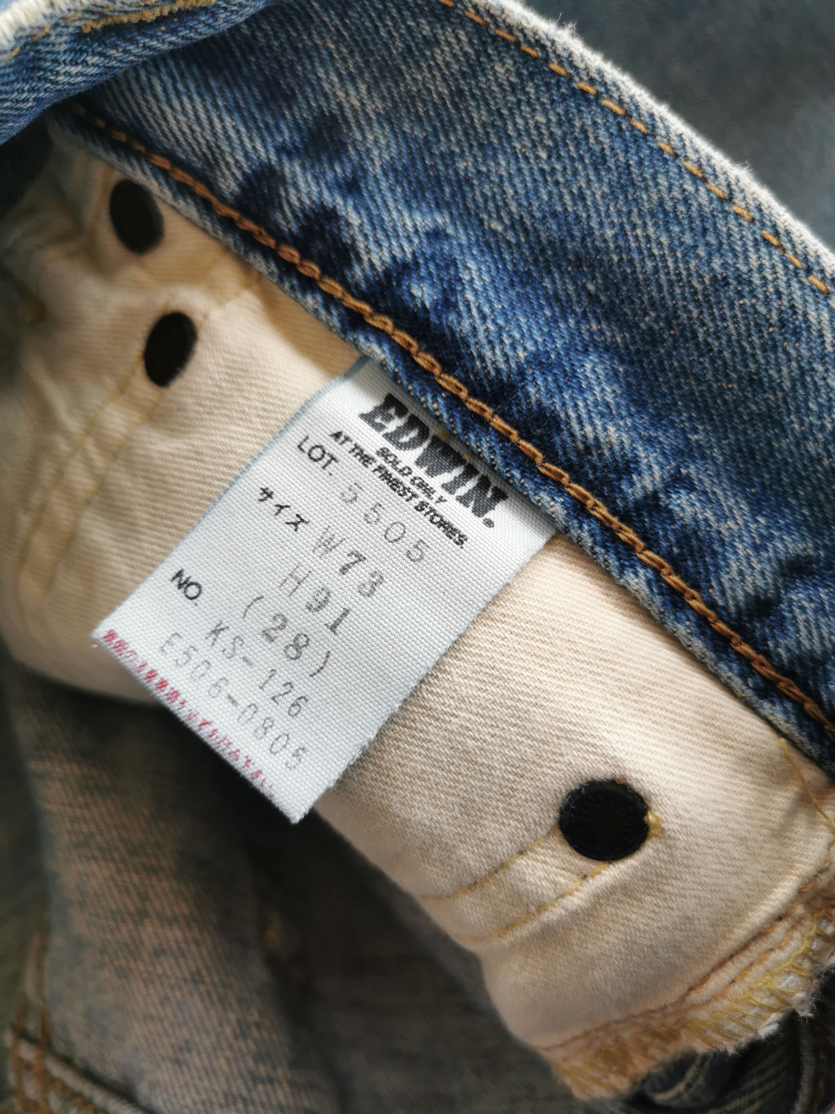 Edwin Size 28x31 Vintage Edwin Selvage Japan Jeans Size US 28 / EU 44 - 5 Thumbnail