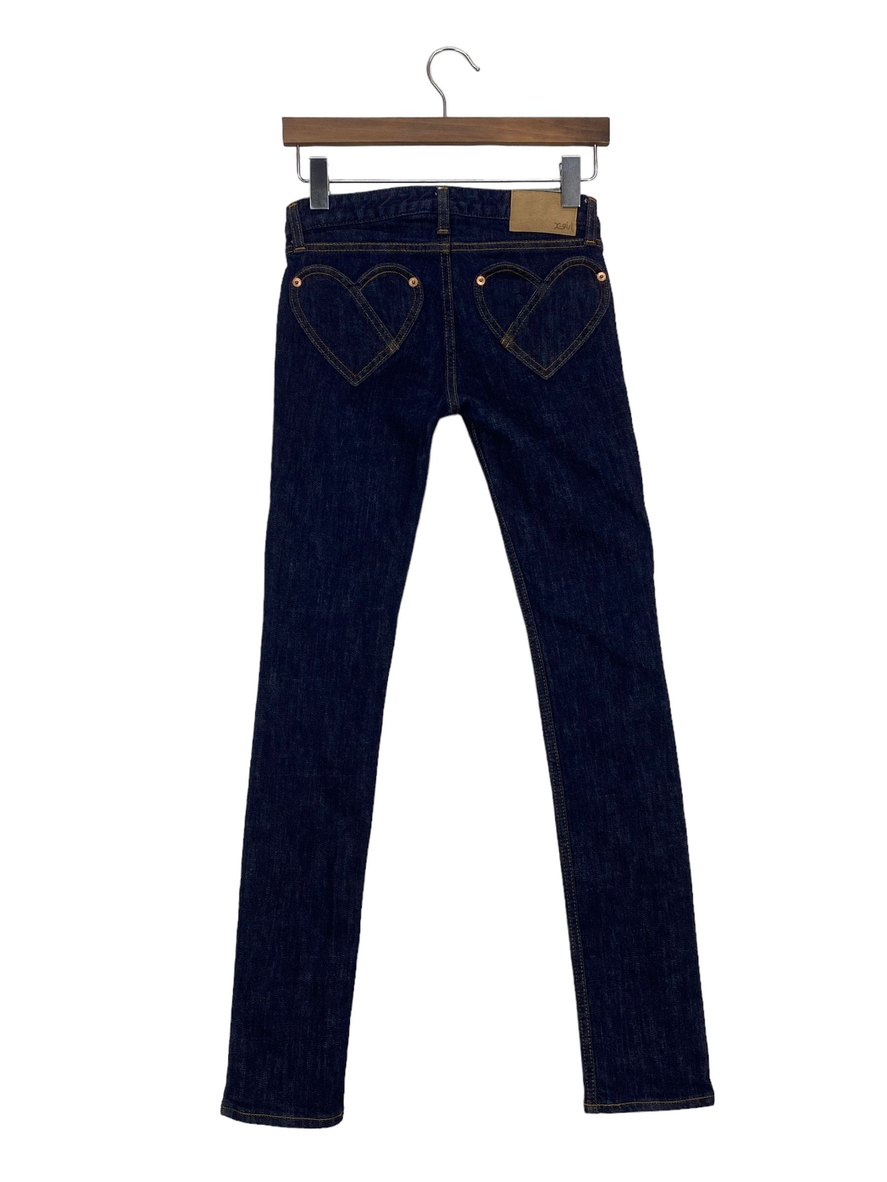 image of X-Girl Denim Jeans Skinny Jeans Punk Jeans Made In Japan in Blue, Women's (Size 27)