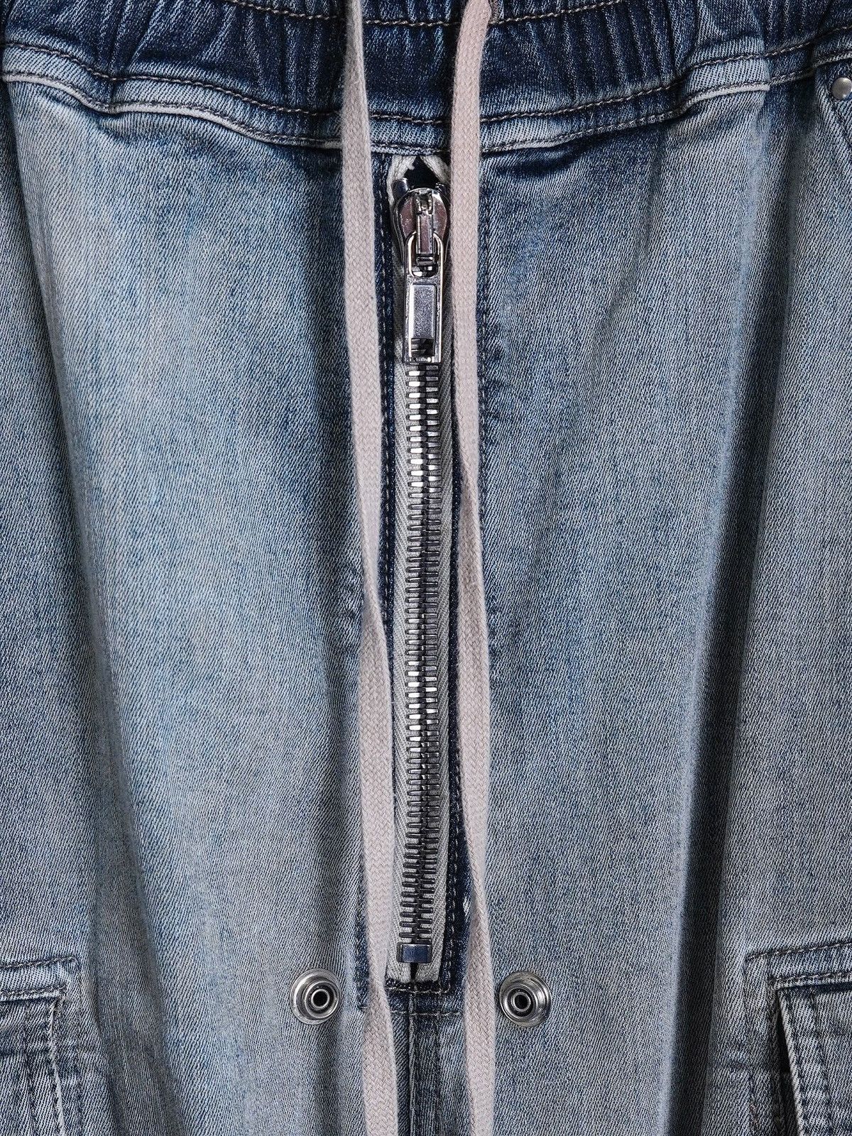 Rick Owens Drkshdw (NEW) FW24 Sky Double Cargo Jumbo Bela Denim Size US 33 - 3 Thumbnail
