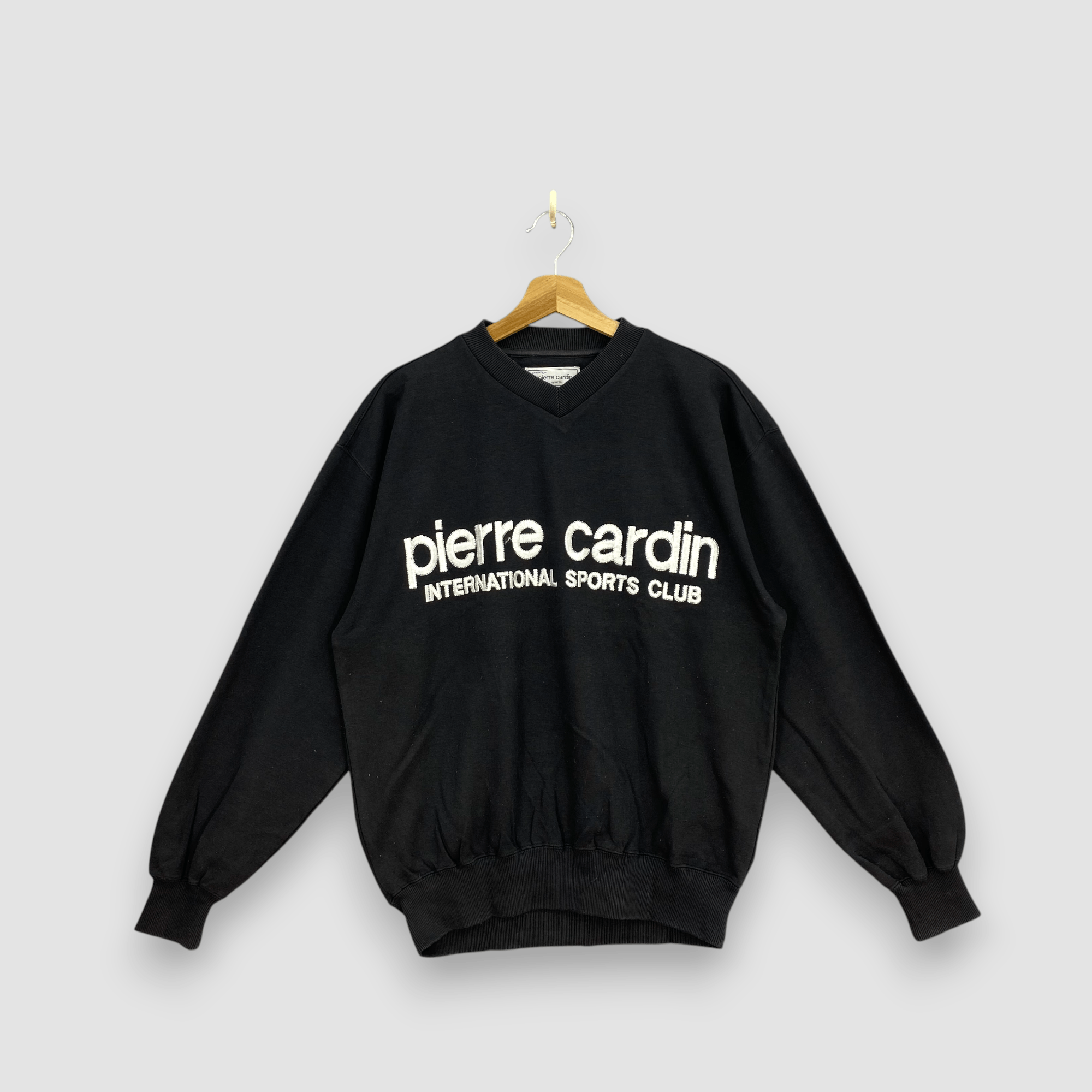 Vintage Vintage 90s Pierre Cardin Sweater Spell Out Pullover Jumper Size US M / EU 48-50 / 2 - 1 Thumbnail