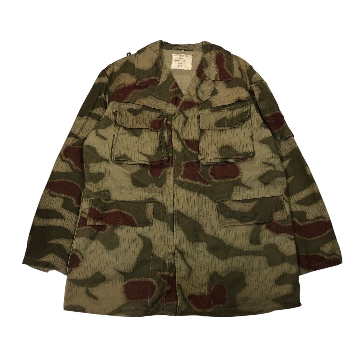 Vintage 🔥VTG 60’s GERMANY BGS SUMPFMUSTER CAMOUFLAGE PATTERN JACKET Size US M / EU 48-50 / 2 - 1 Thumbnail