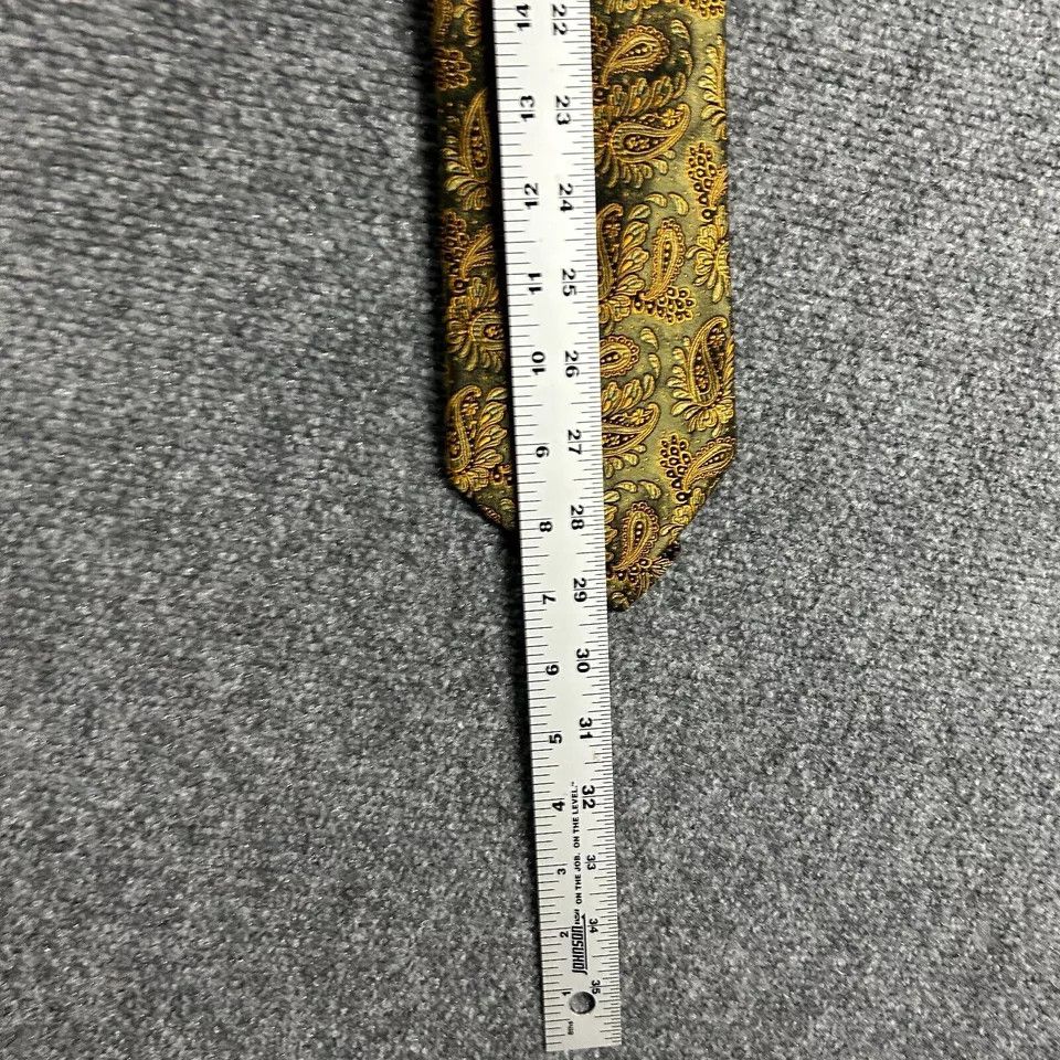 Robert Talbott × Vintage Robert Talbott Neck Tie Mens 4" x 58" Paisley Vintage Silk Size ONE SIZE - 9 Thumbnail