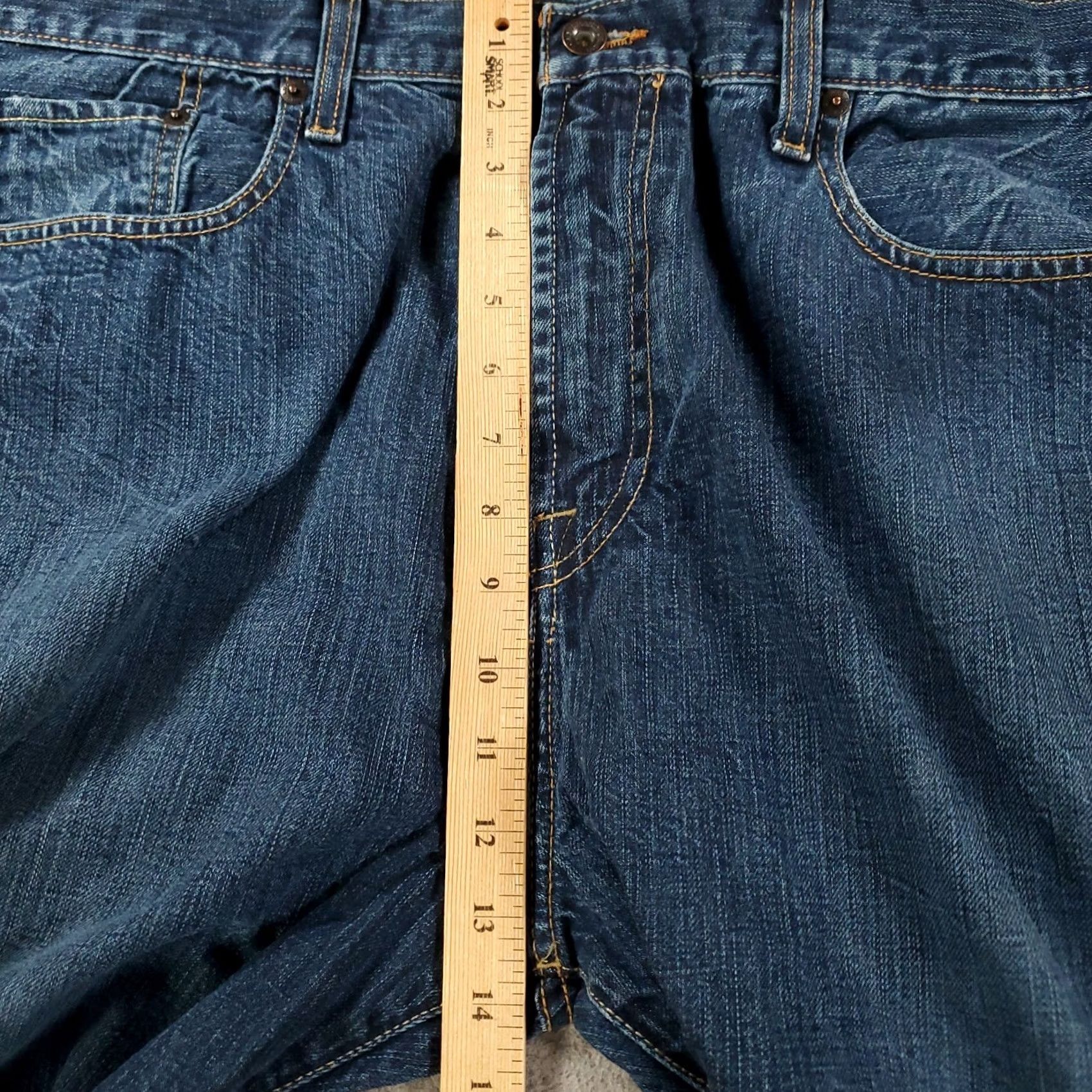 Lucky Brand Lucky Brand Jeans Mens 40x30 Blue Medium Wash 181 Relaxed Straight Denim Baggy Size US 40 / EU 56 - 3 Thumbnail