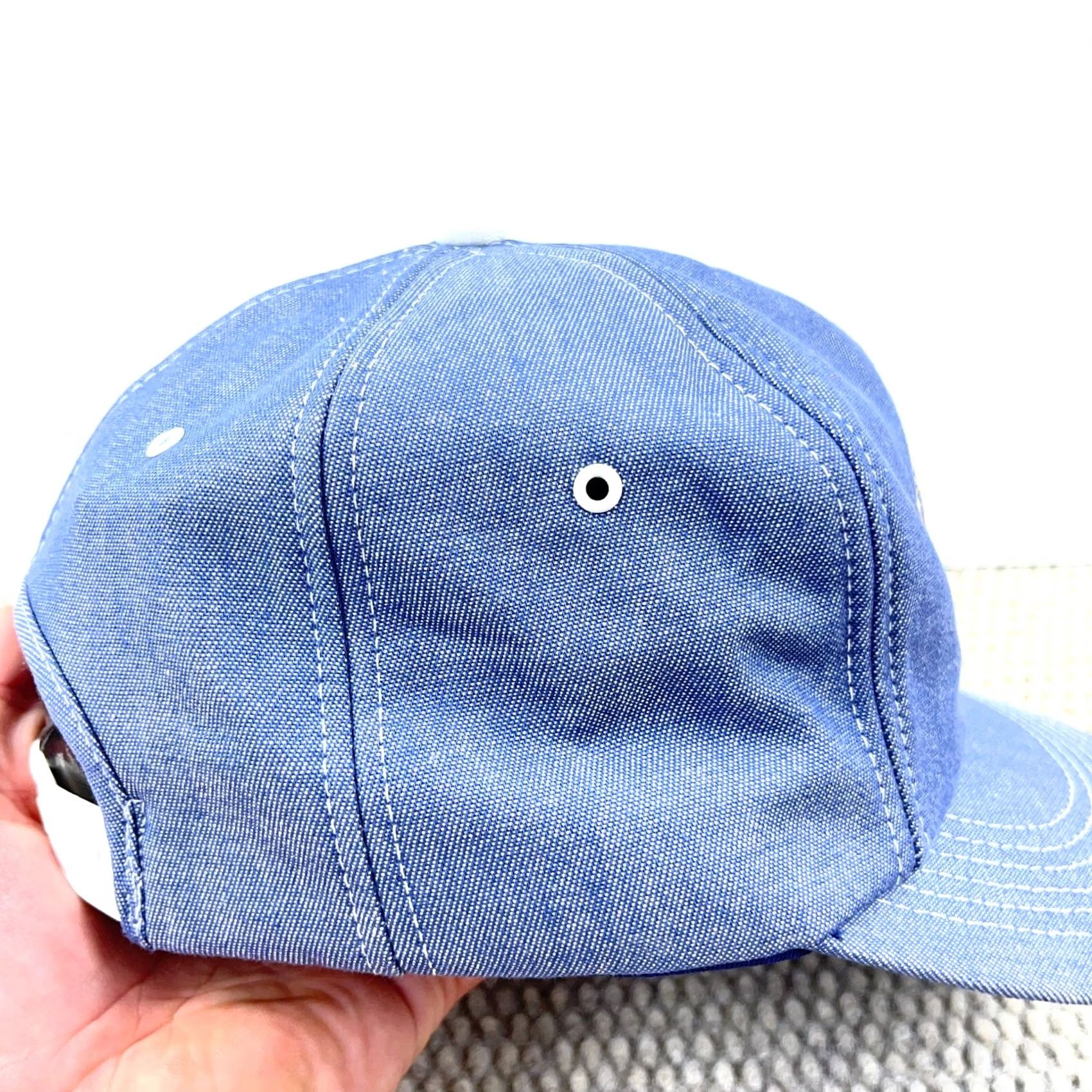 Vintage VINTAGE K Products Denim Trucker Hat Cap Apple Lambert Trucking Made In USA 80s Size ONE SIZE - 6 Thumbnail