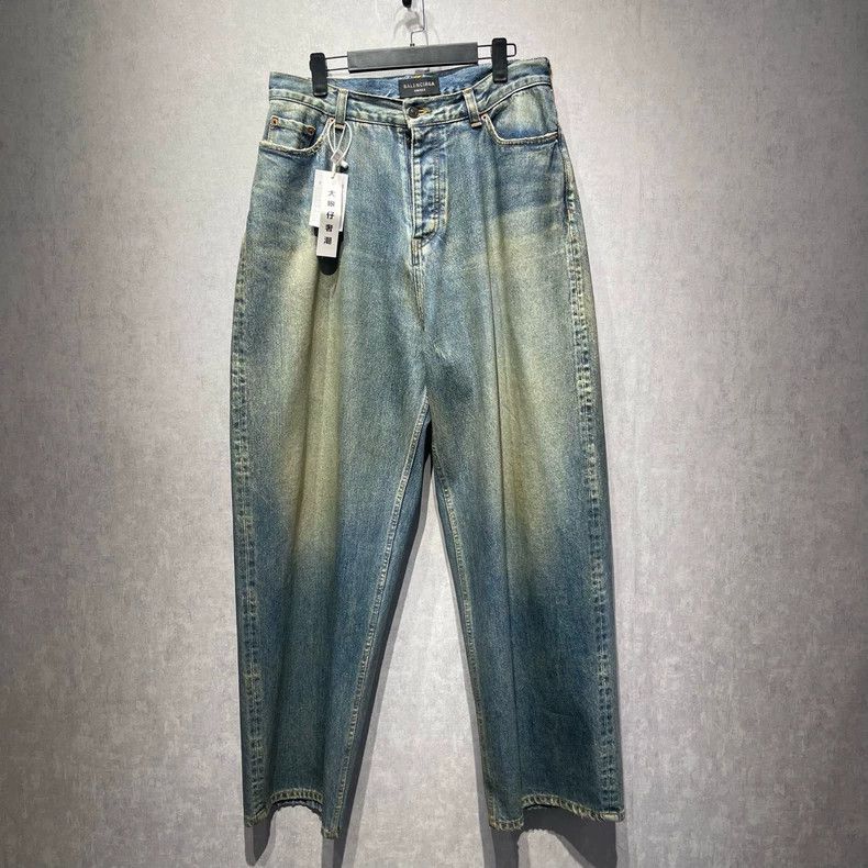 Balenciaga Balenciaga Washed Denim Jeans S Size US 26 / EU 42 - 1 Thumbnail