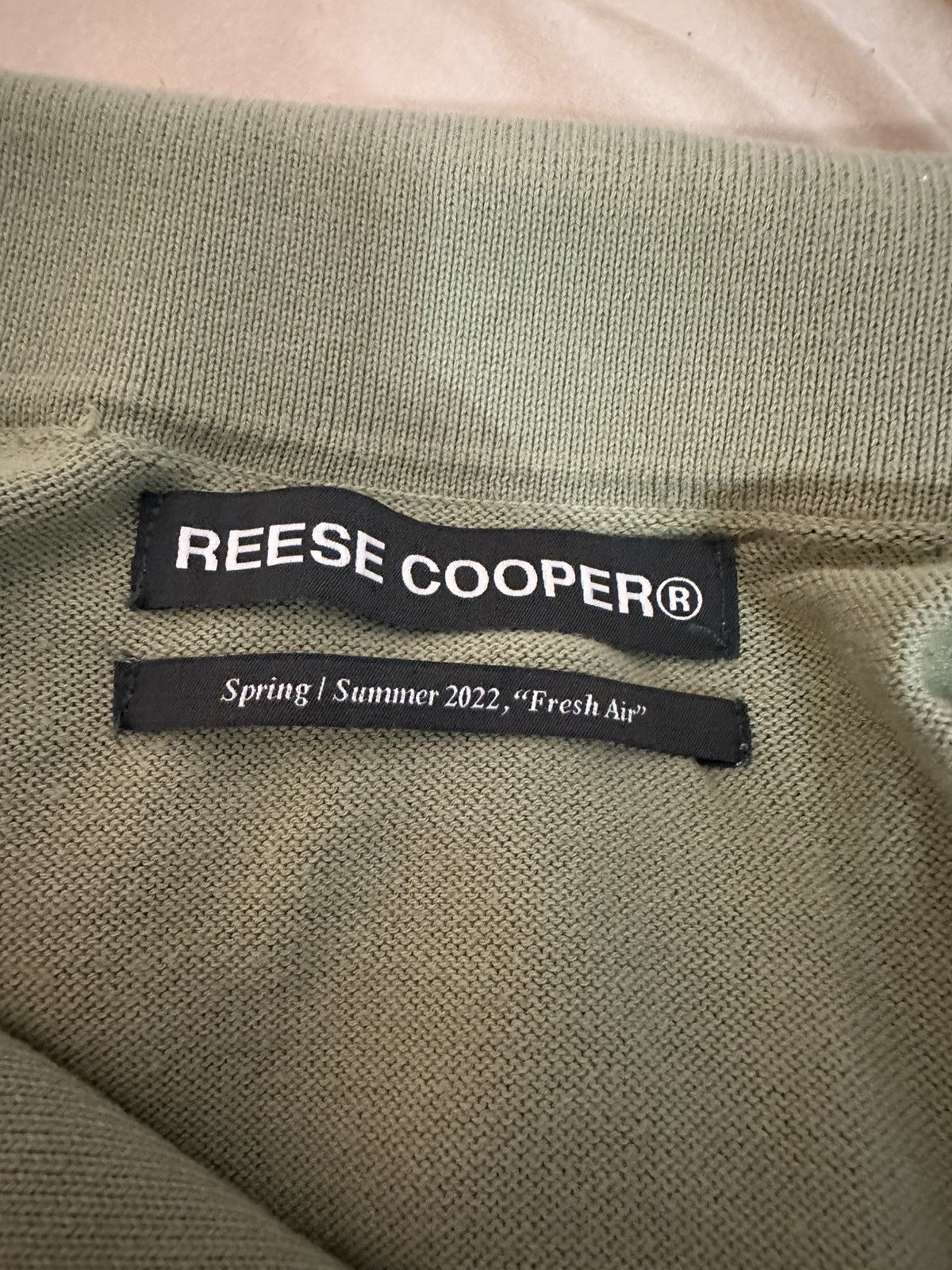 Reese Cooper Reese cooper cropped green polo shirt Size M Size US M / EU 48-50 / 2 - 6 Thumbnail