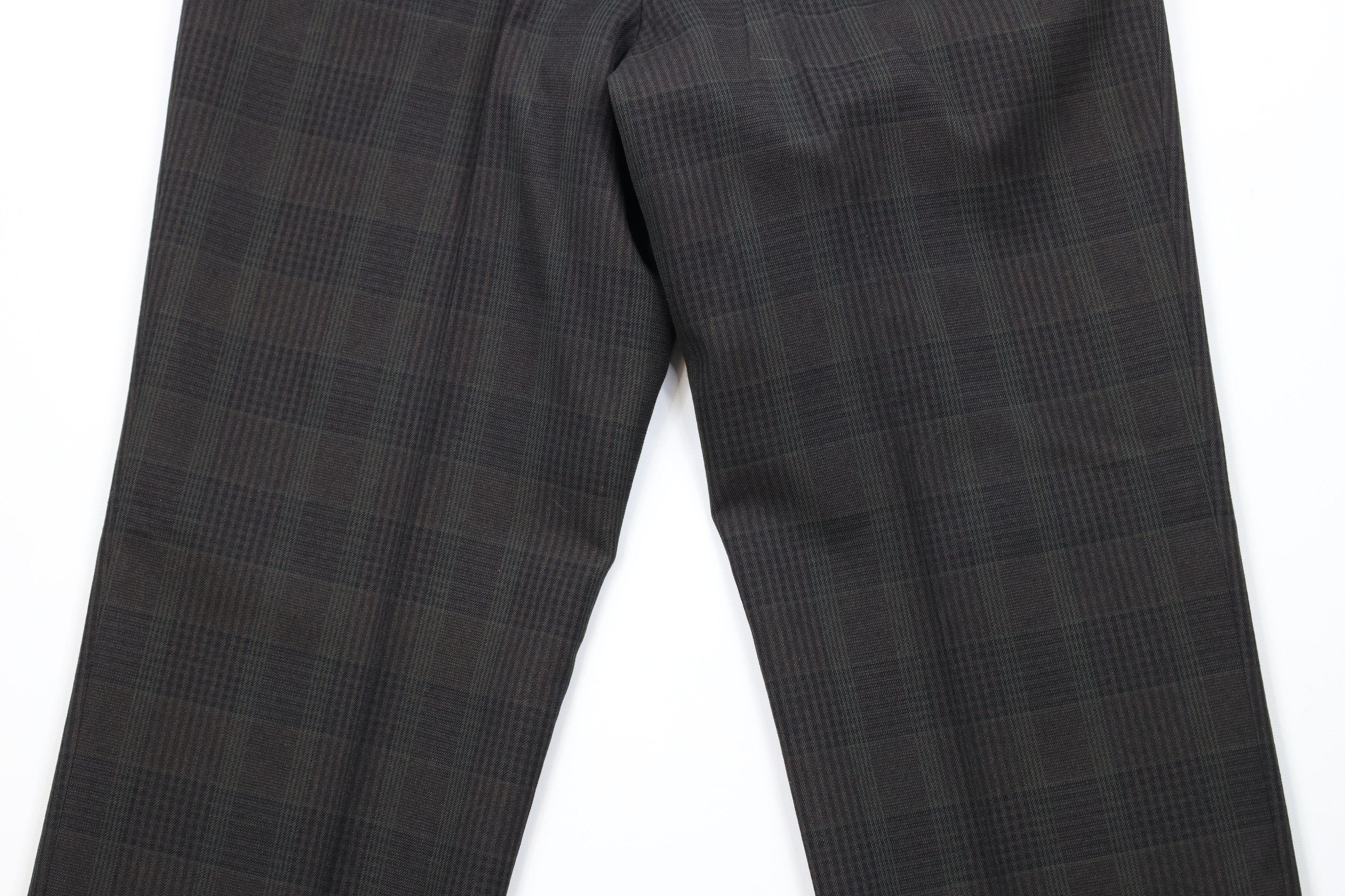 Vintage Vintage 90s Streetwear Cuffed Wide Leg Chino Pants Plaid Size US 32 / EU 48 - 10 Thumbnail