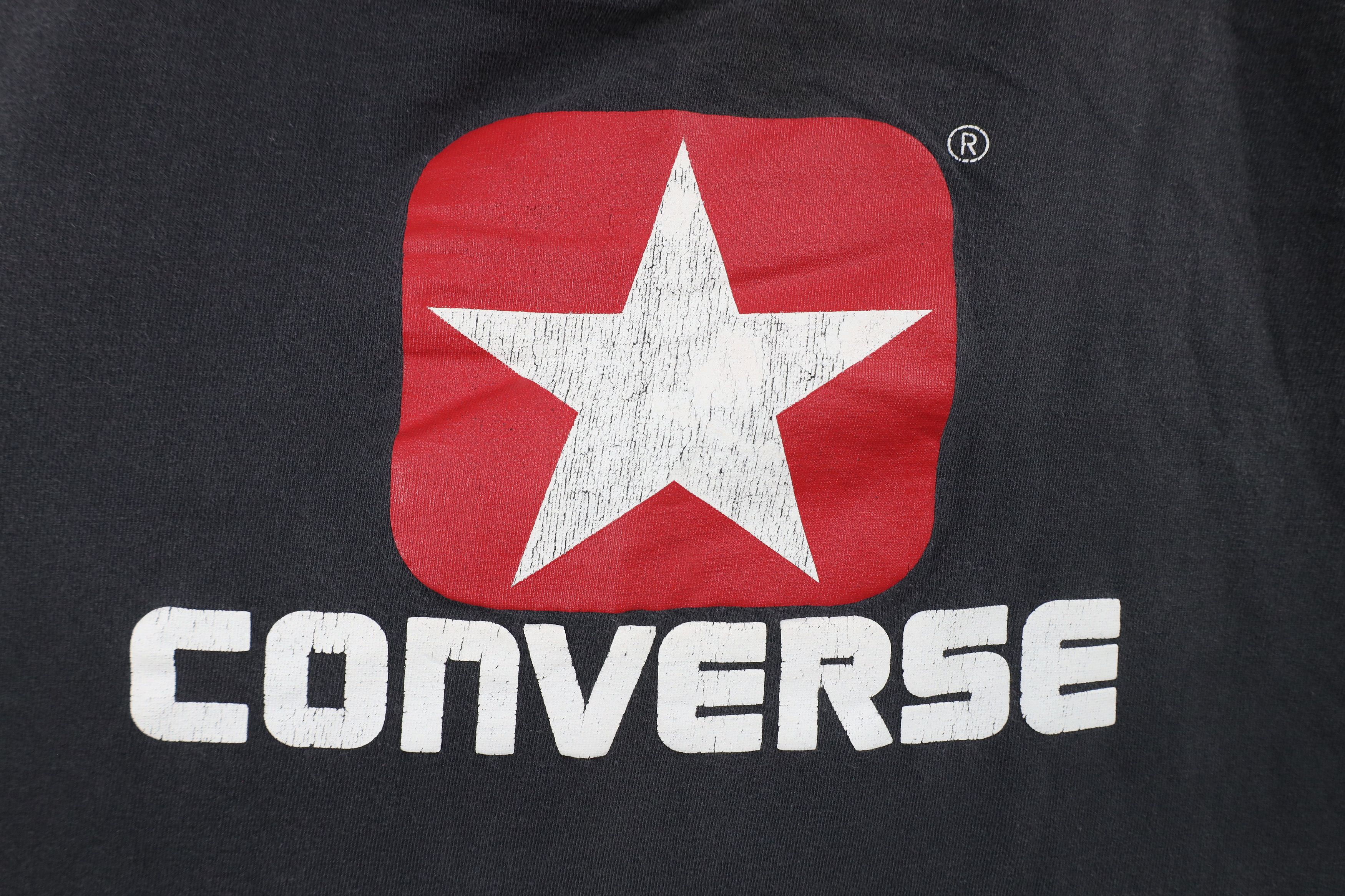 Converse × Vintage Vintage 90s Converse Spell Out Big Logo Short Sleeve T-Shirt Size US XXL / EU 58 / 5 - 4 Thumbnail