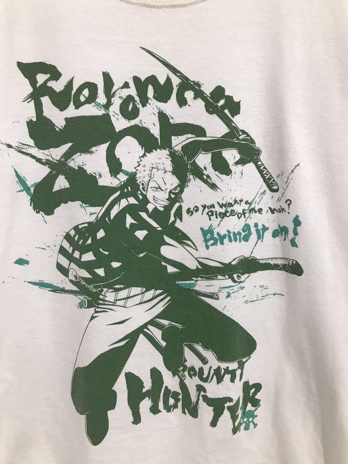Anime Vintage Roronoa Zoro Tees Size US XS / EU 42 / 0 - 2 Thumbnail