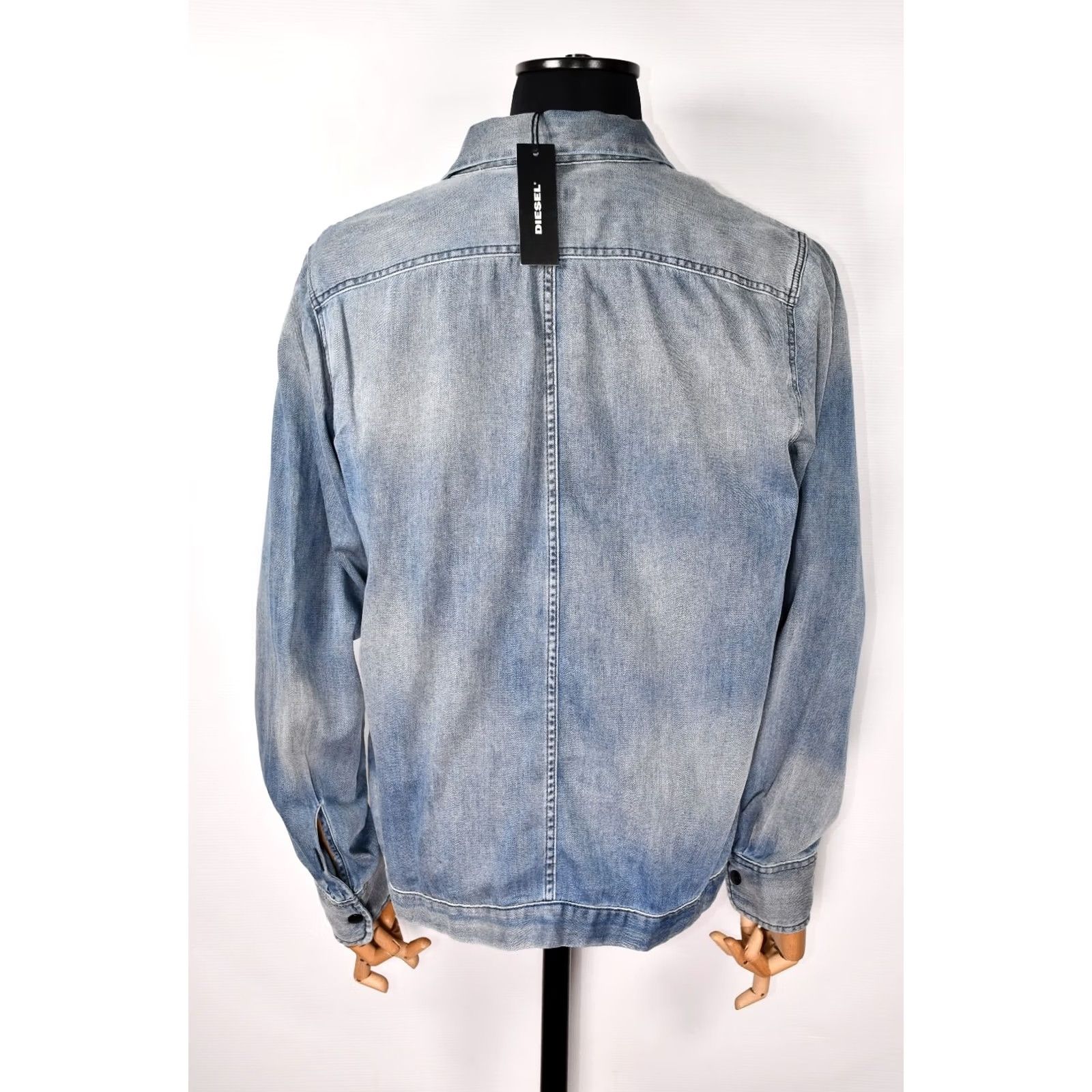 Diesel Diesel D-ZEY Denim Jacket Men's XL Blue Size US XL / EU 56 / 4 - 3 Thumbnail