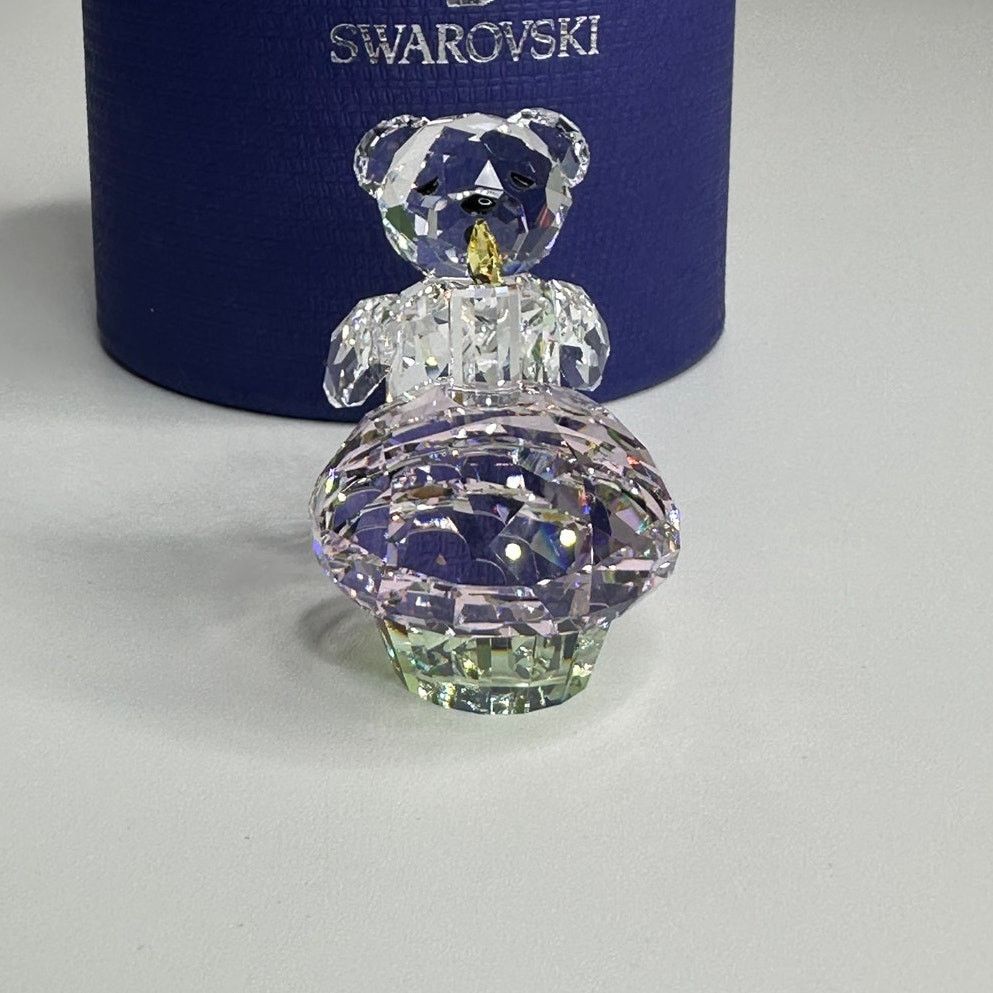 Swarovski Swarovski Bear Time To Celebrate Cupcake Crystal Figurine Size ONE SIZE - 10 Thumbnail