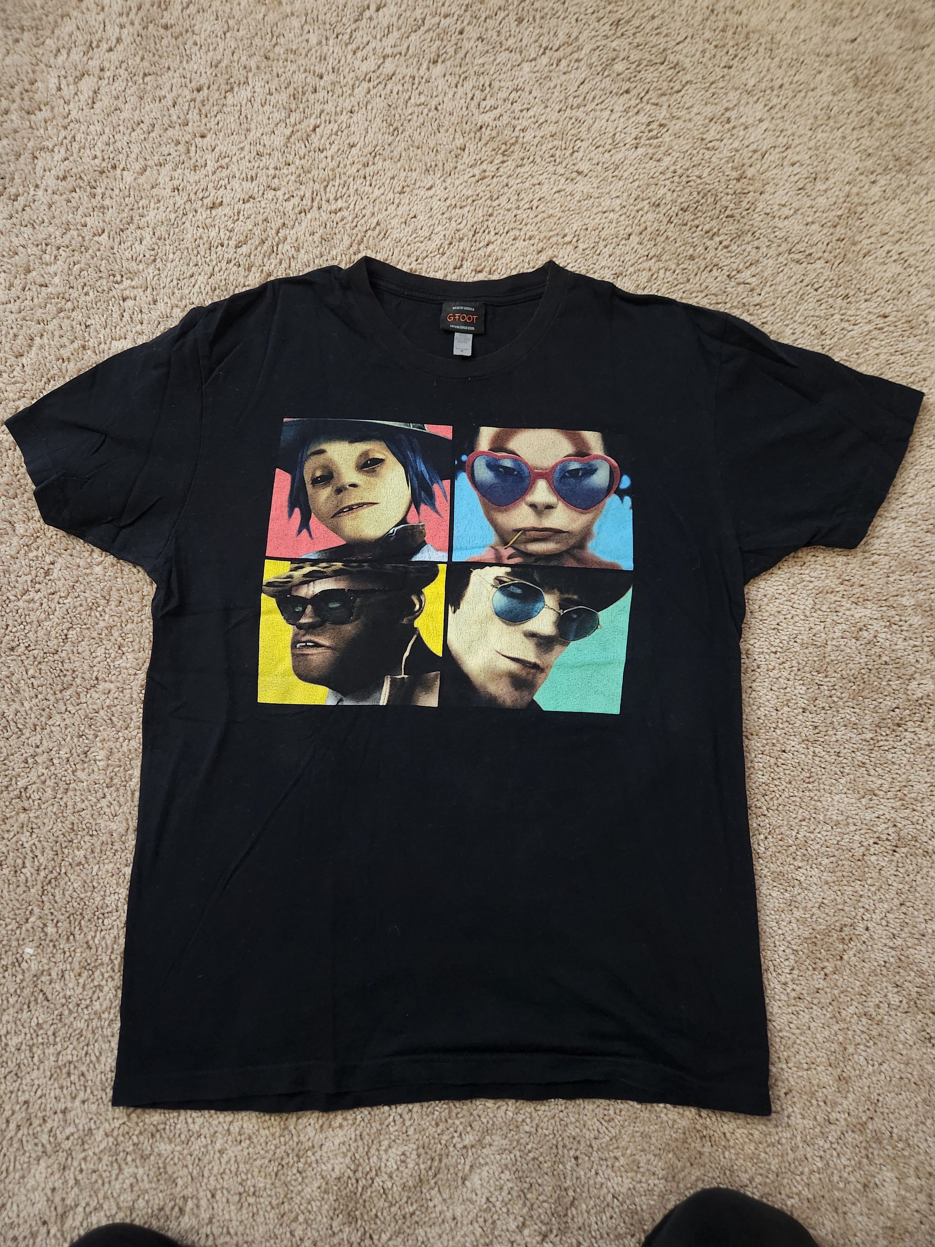 Other Gorillaz G Foot Humanz Tour shirt Size US M / EU 48-50 / 2 - 1 Thumbnail