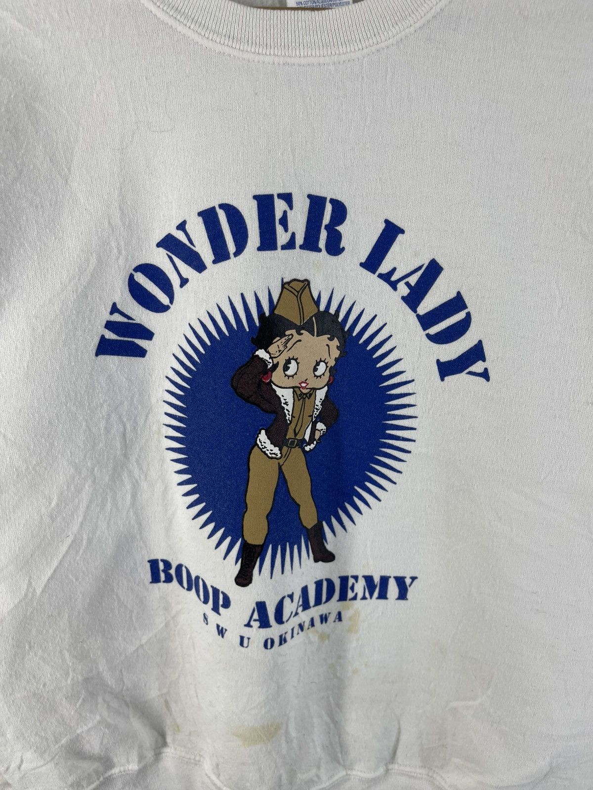 Vintage Vintage Betty Boop Wonder Lady Boop Academy Sweatshirt Size US L / EU 52-54 / 3 - 3 Thumbnail