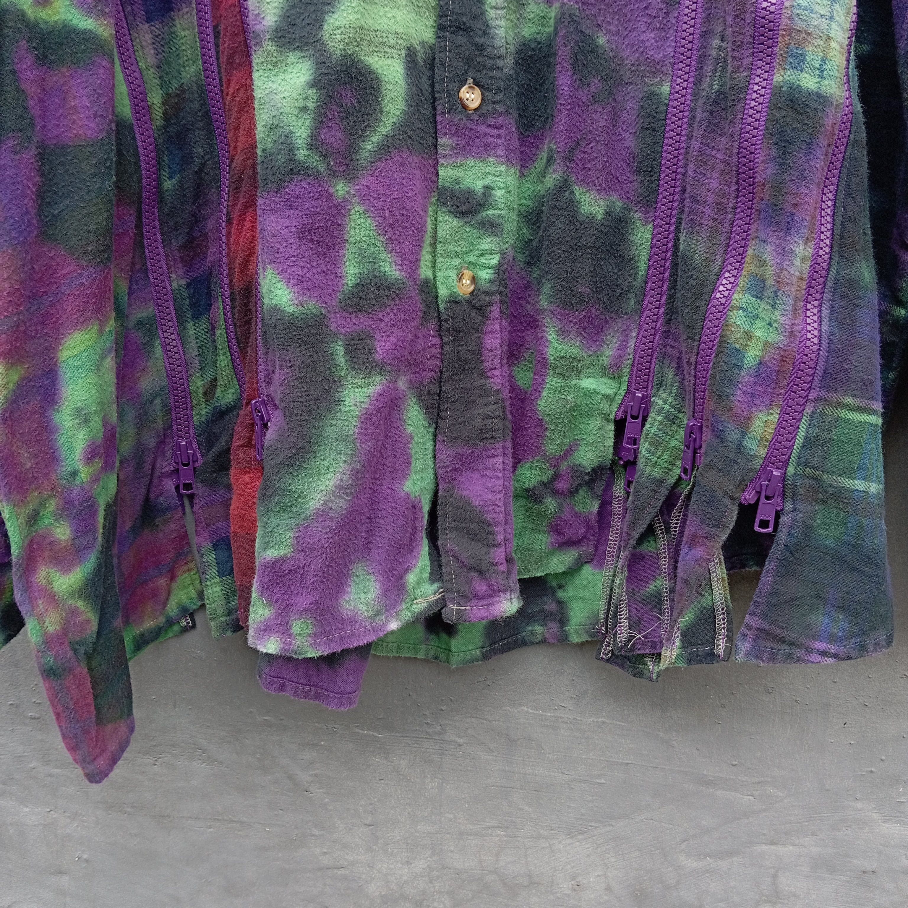 Needles Rebuild by needles japan flannel shirt Size US XXL / EU 58 / 5 - 8 Thumbnail