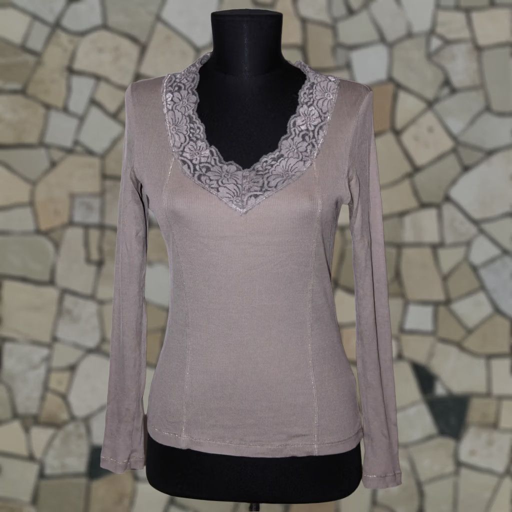 Gant GANT Shirt Long Sleeve Brown M Women’s Size M / US 6-8 / IT 42-44 - 1 Thumbnail