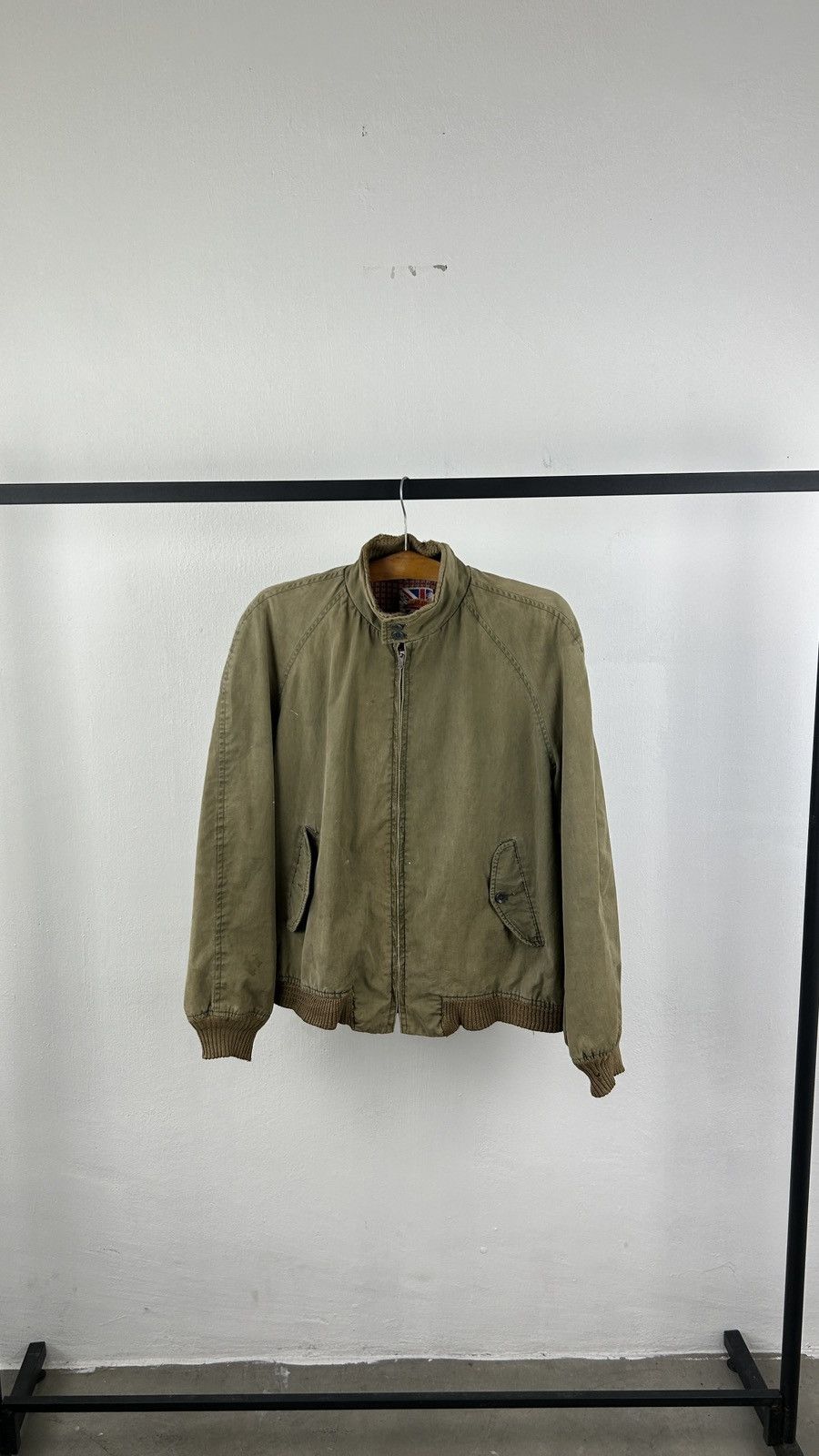 Vintage 1980s Distressed English Work Jacket Baradak by Spatz Size US L / EU 52-54 / 3 - 9 Thumbnail