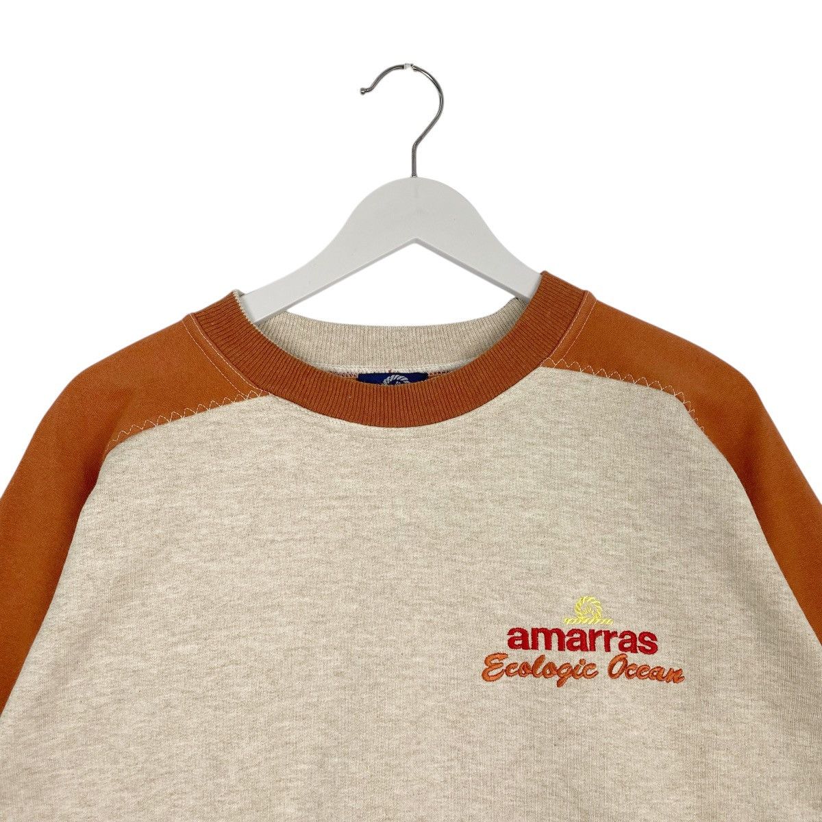 Other Vintage Amarras Crewneck Sweatshirt Orange/Beige Size L Size US L / EU 52-54 / 3 - 4 Thumbnail