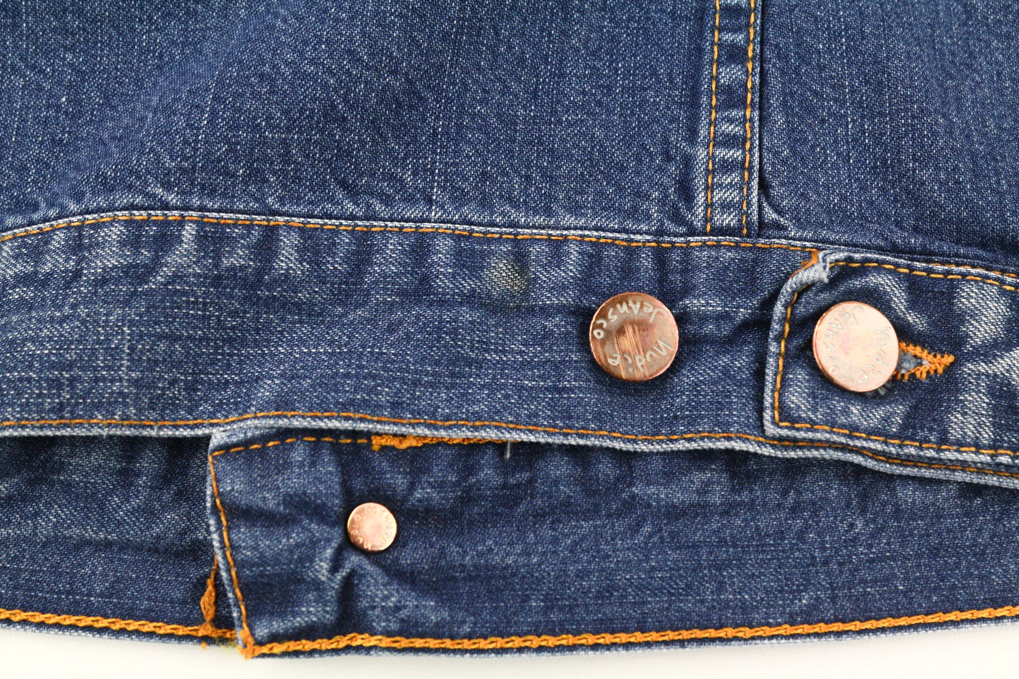 Nudie Jeans TERRY WORN IN S Blue Faded Cotton Unlined Jacket 80779 Size US S / EU 44-46 / 1 - 7 Thumbnail