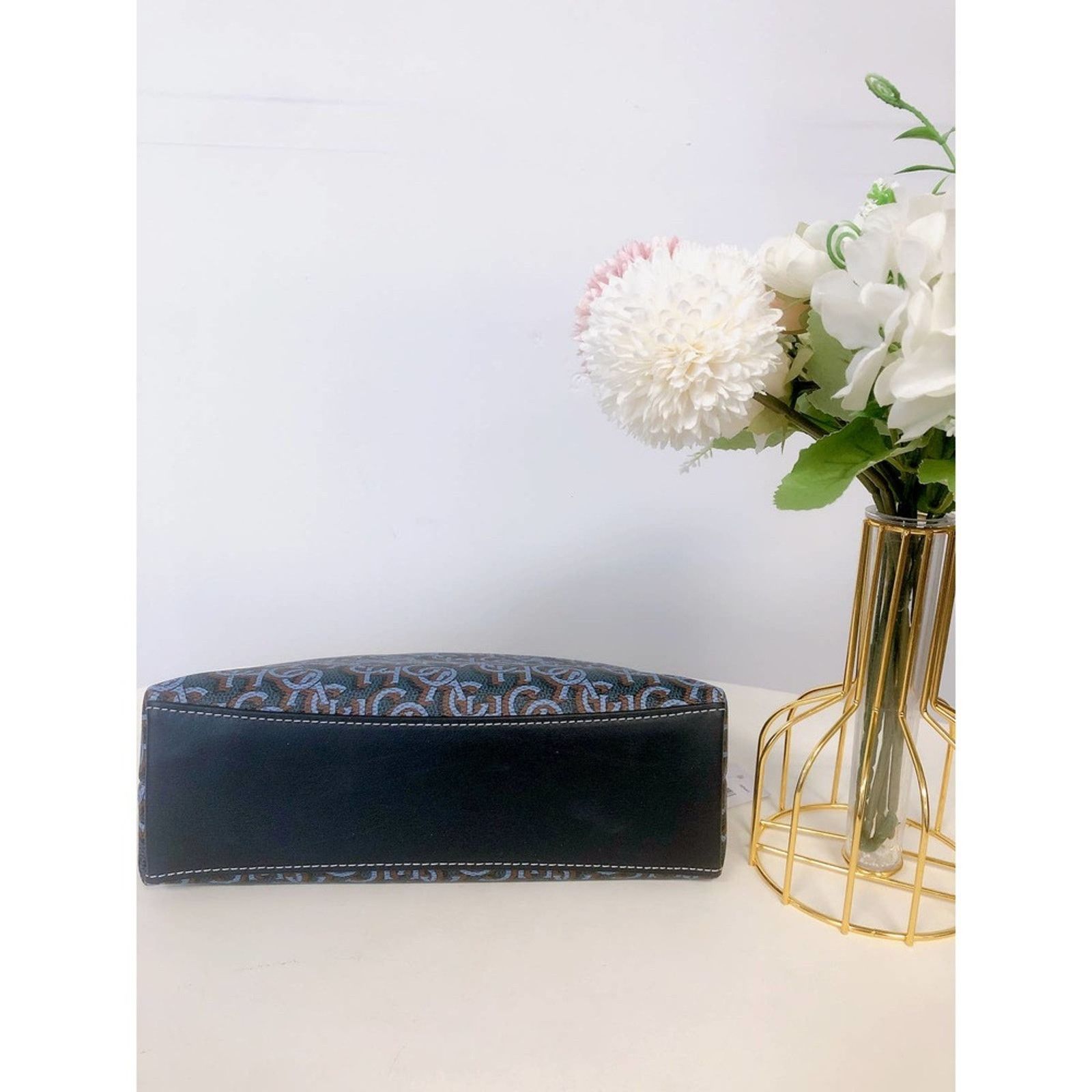 Coach Coach CF343 Madi Crossbody With Coach Monogram Print IN Navy Size ONE SIZE - 4 Thumbnail