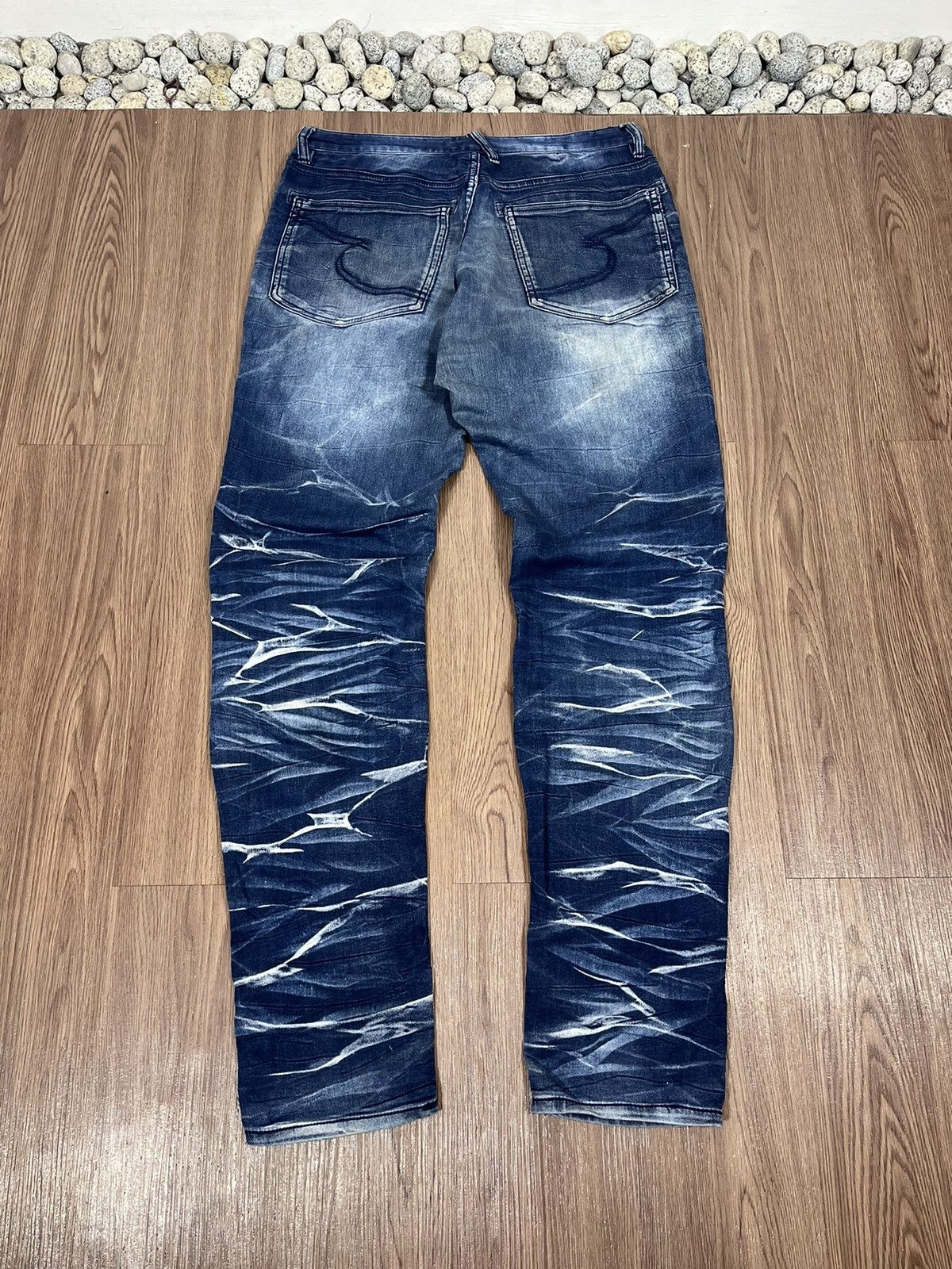Japanese Brand × semanticdesign Semantic Design Clawmark Relaxed Jeans Size US 33 - 4 Thumbnail