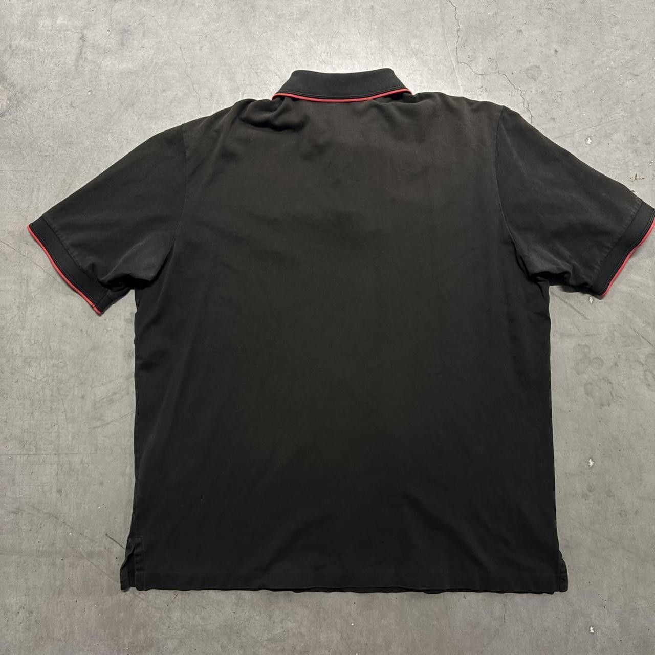 Polo Ralph Lauren Crazy Vintage Y2K/2000s Polo Golf Ralph Lauren Black And red Polo Shirt! Size US L / EU 52-54 / 3 - 3 Thumbnail