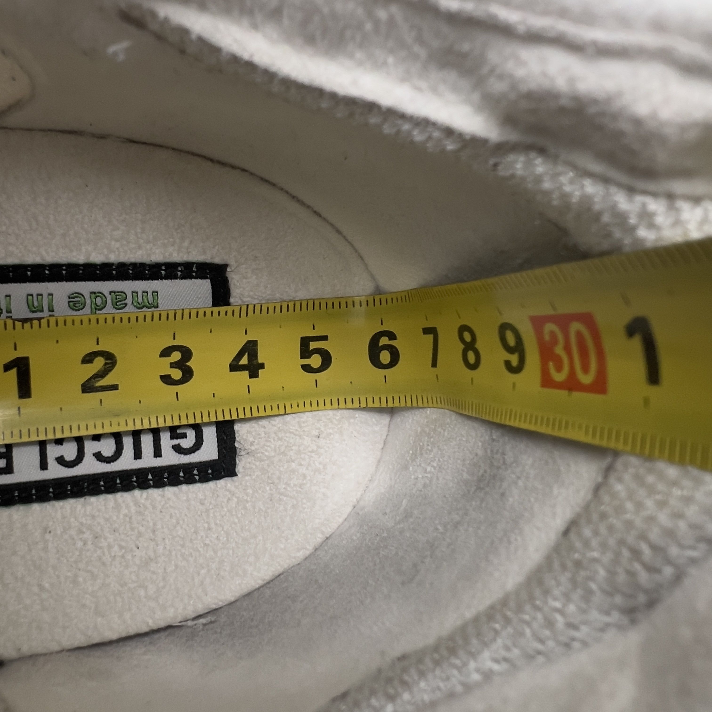 Gucci Gucci Run GG Monogram Sneakers White Yellow Fabric Size US 9 / IT 39 - 11 Thumbnail
