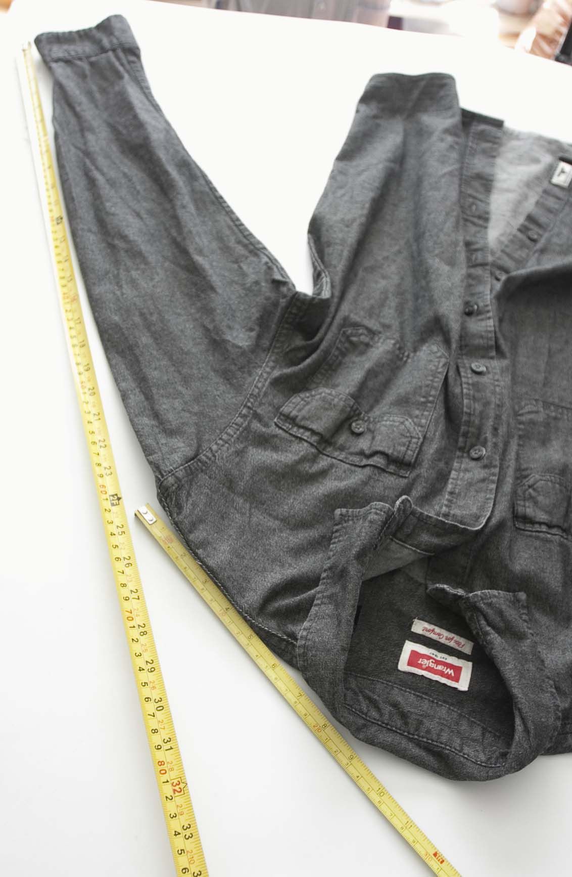 Wrangler Wrangler Shirt Chambray Denim Size M Dark Gray Size US M / EU 48-50 / 2 - 5 Thumbnail