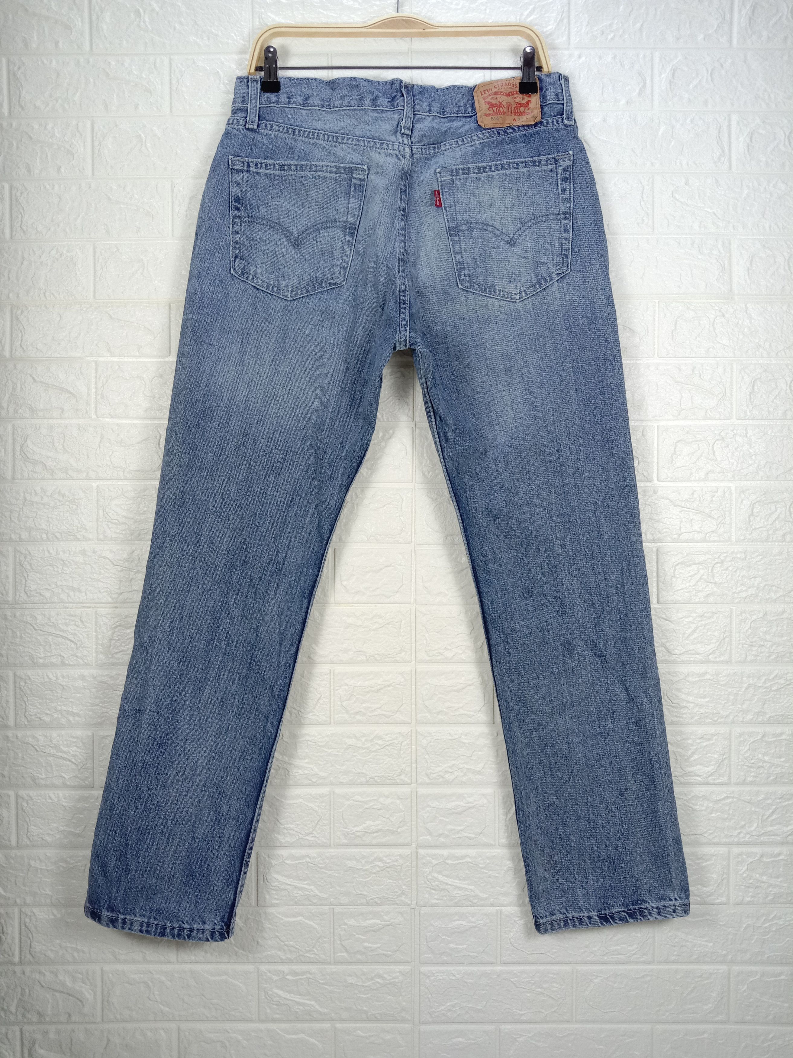 Levi's Vintage Levi's 514 Jeans Blue Wash Distressed Denim Size US 32 / EU 48 - 5 Thumbnail