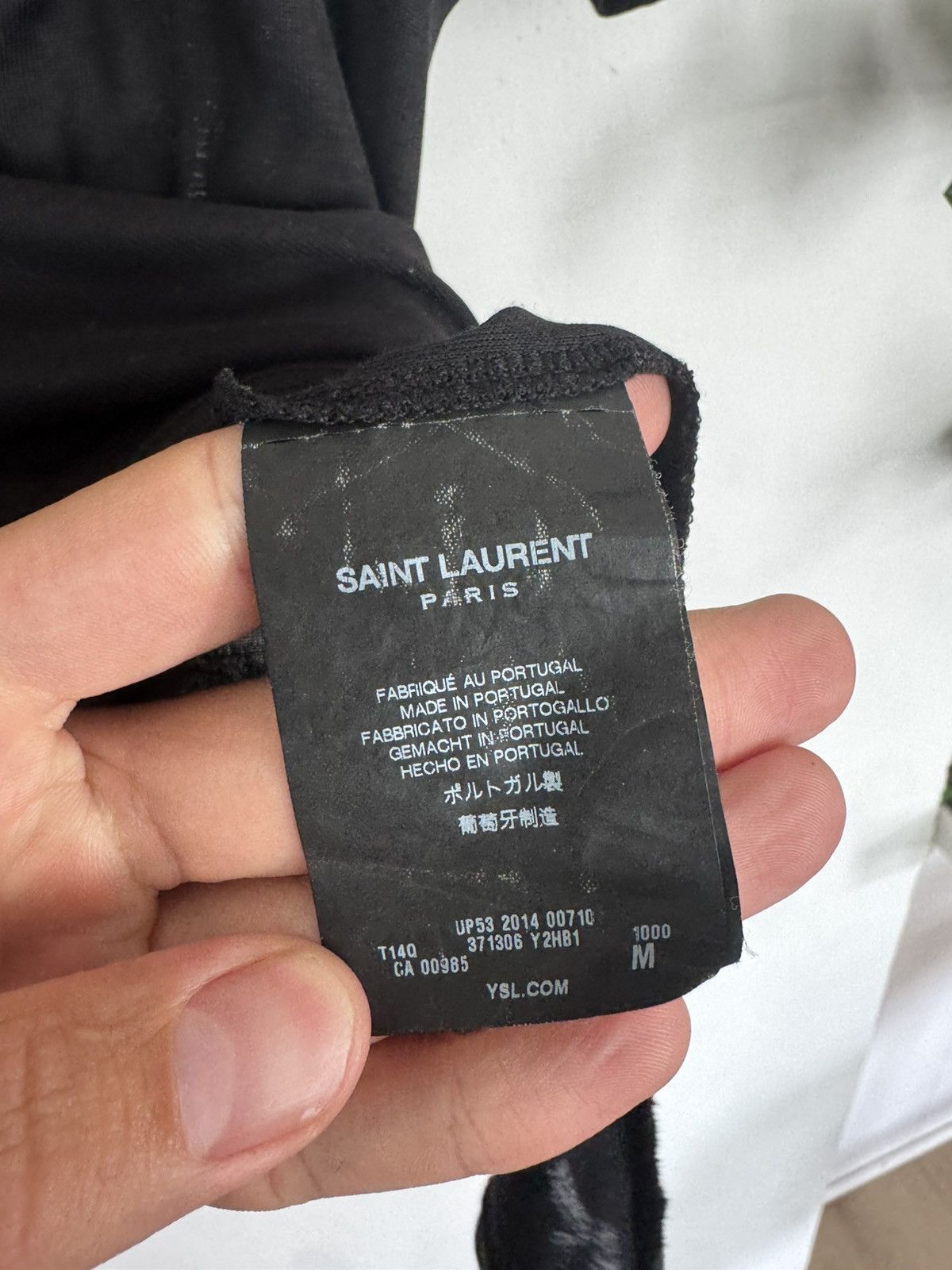 Saint Laurent Paris 2014 Silk Pocket T Size US M / EU 48-50 / 2 - 3 Thumbnail