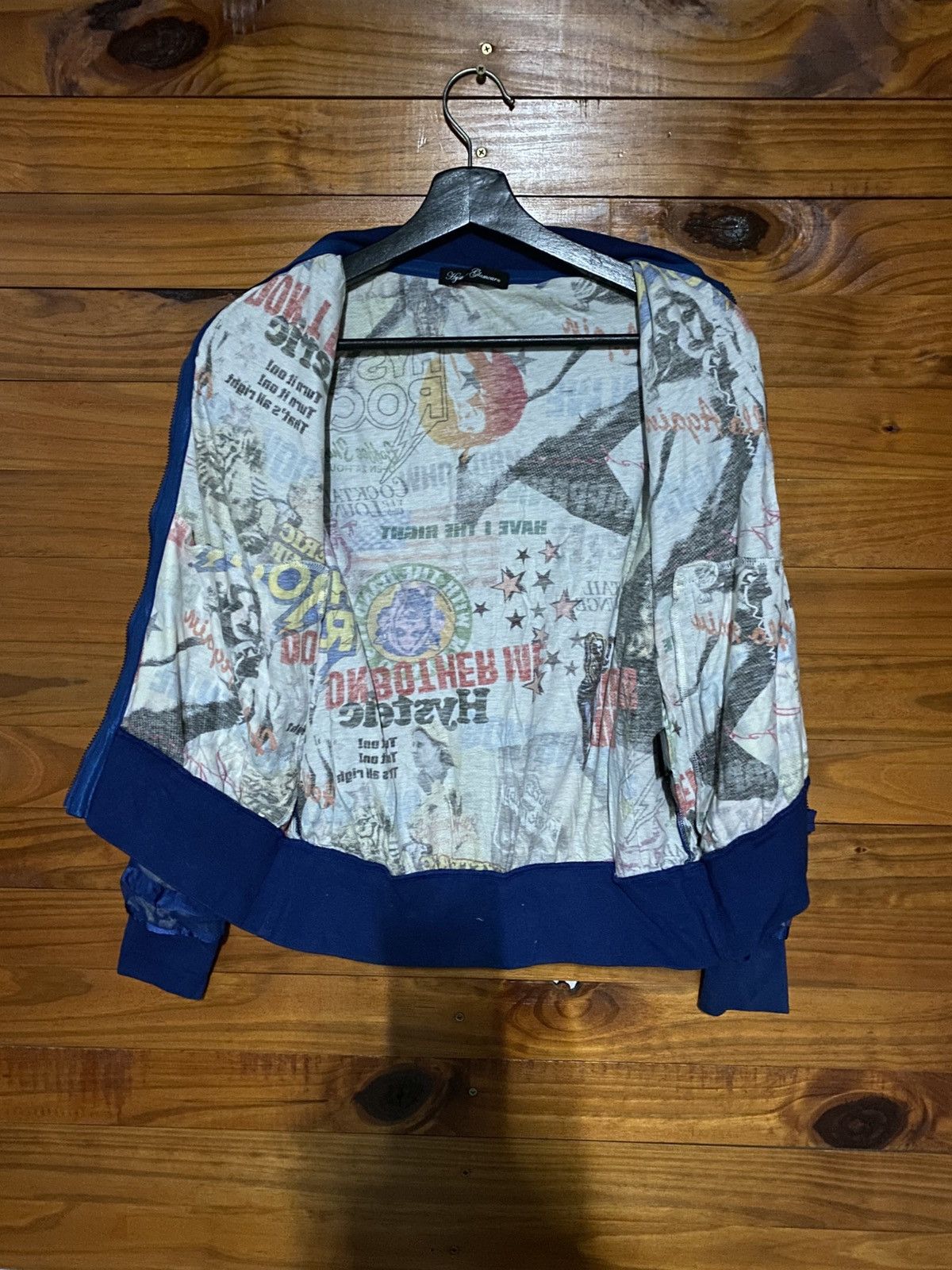 Hysteric Glamour Vintage Hysteric Glamour Graphic Bomber Jacket Blue Archive Size US S / EU 44-46 / 1 - 8 Thumbnail