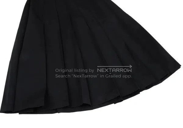 Comme des Garcons Comme des Garcons size L Black and white vintage steel plea Size 23" - 6 Thumbnail